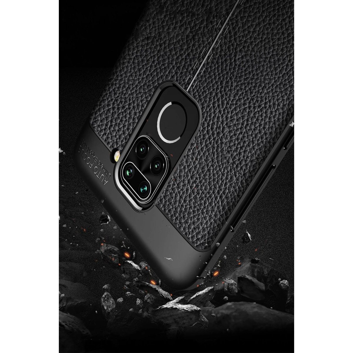 Xiaomi Redmi Note 9 Kılıf Auto Focus Kapak - Lacivert Xiaomi Redmi Note 9 Kılıf Auto Focus Kapak - Lacivert
