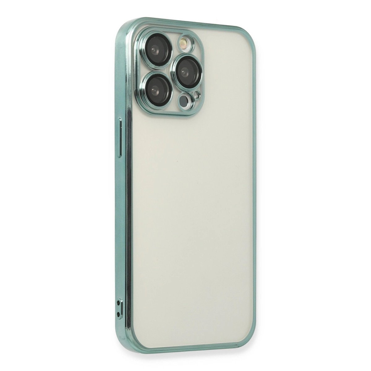 İphone 13 Pro Kılıf Razer Lensli Silikon - Yeşil