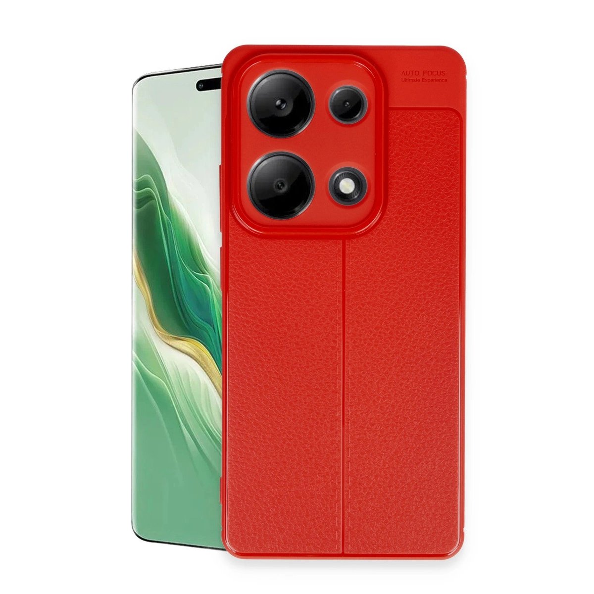 Xiaomi Redmi Note 13 Pro 4g Kılıf Auto Focus Kapak - Kırmızı Xiaomi Redmi Note 13 Pro 4g Kılıf Auto Focus Kapak - Kırmızı