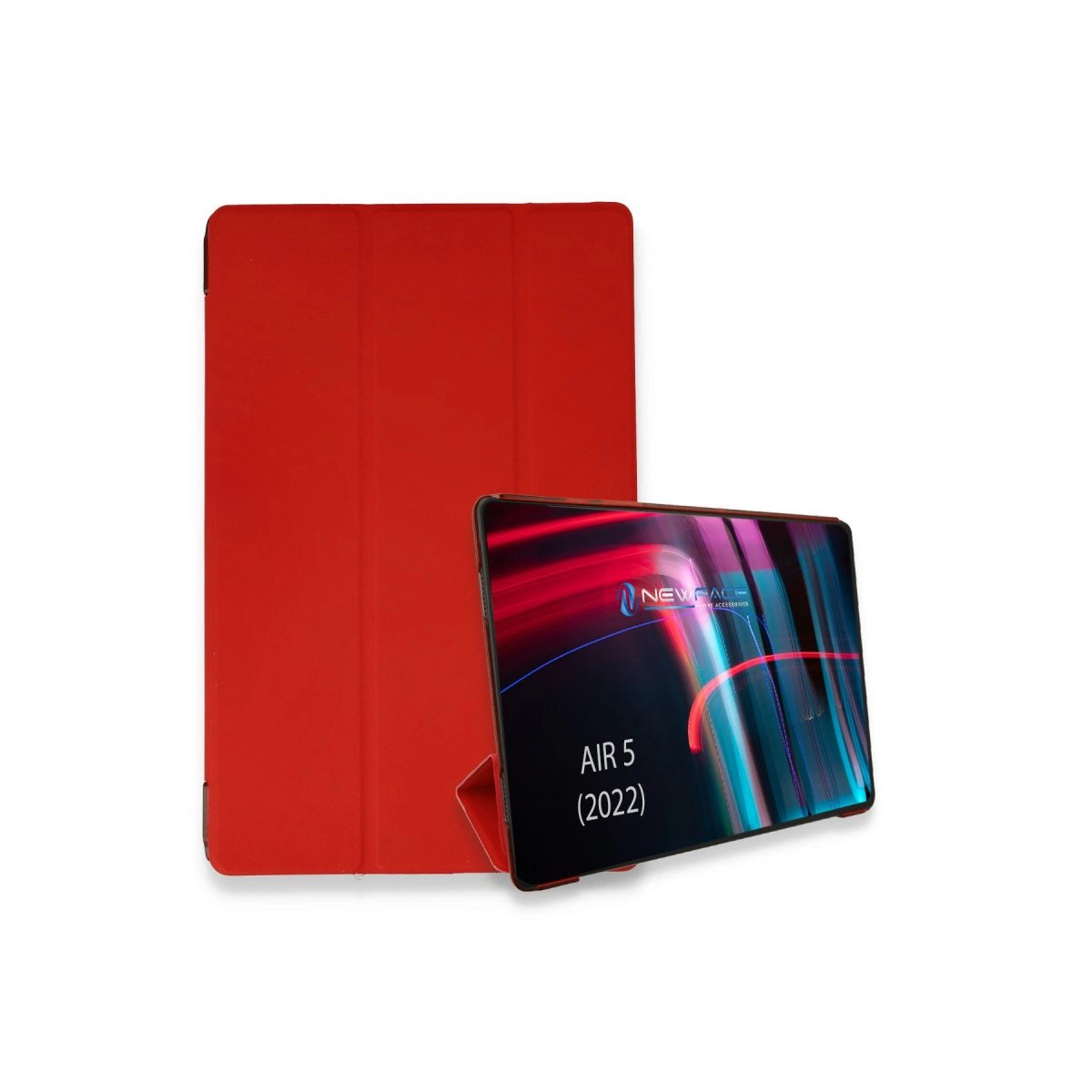 İpad Air 5 (2022) Kılıf Tablet Smart Kılıf - Kırmızı İpad Air 5 (2022) Kılıf Tablet Smart Kılıf - Kırmızı