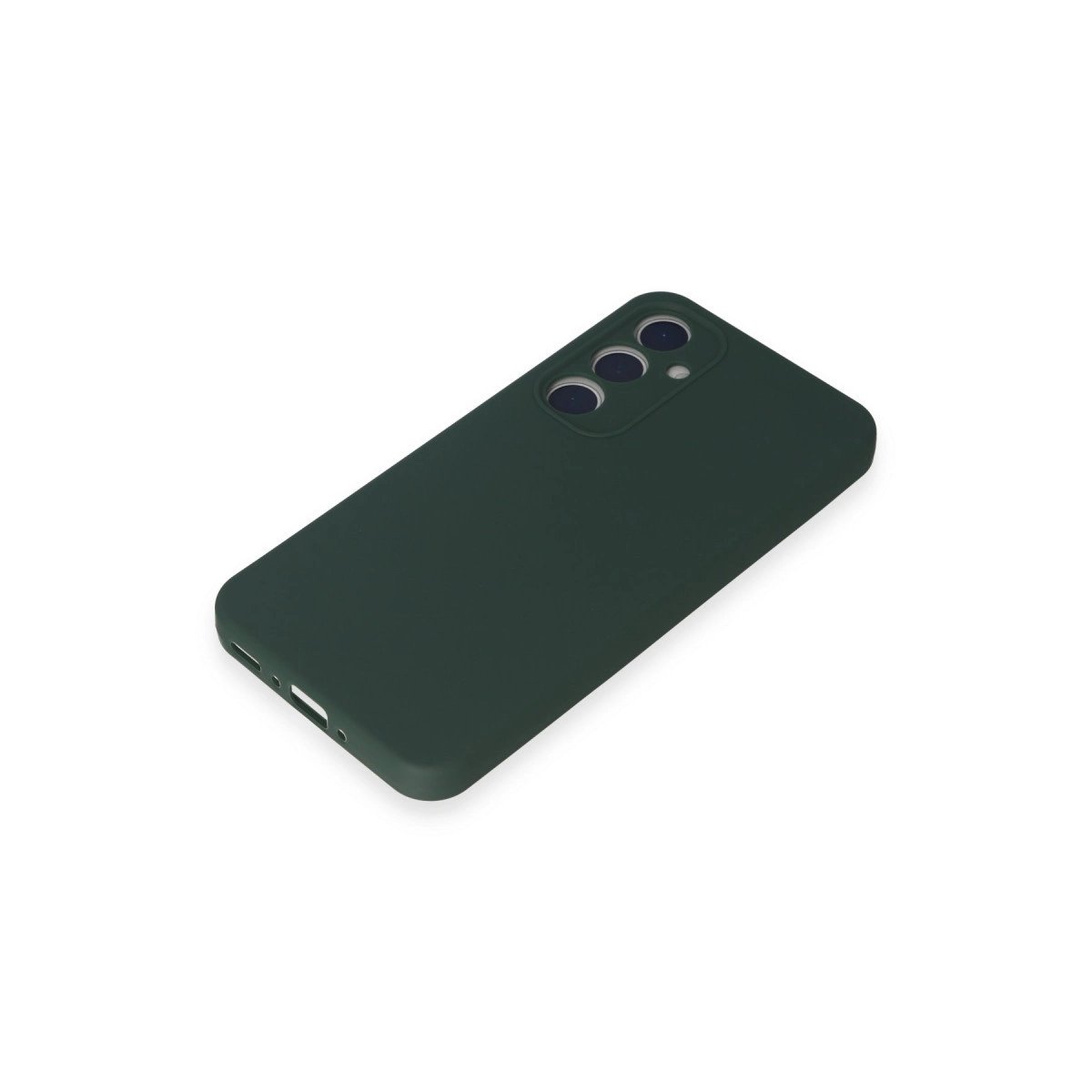 Samsung Galaxy A35 5g Kılıf First Silikon - Koyu Yeşil