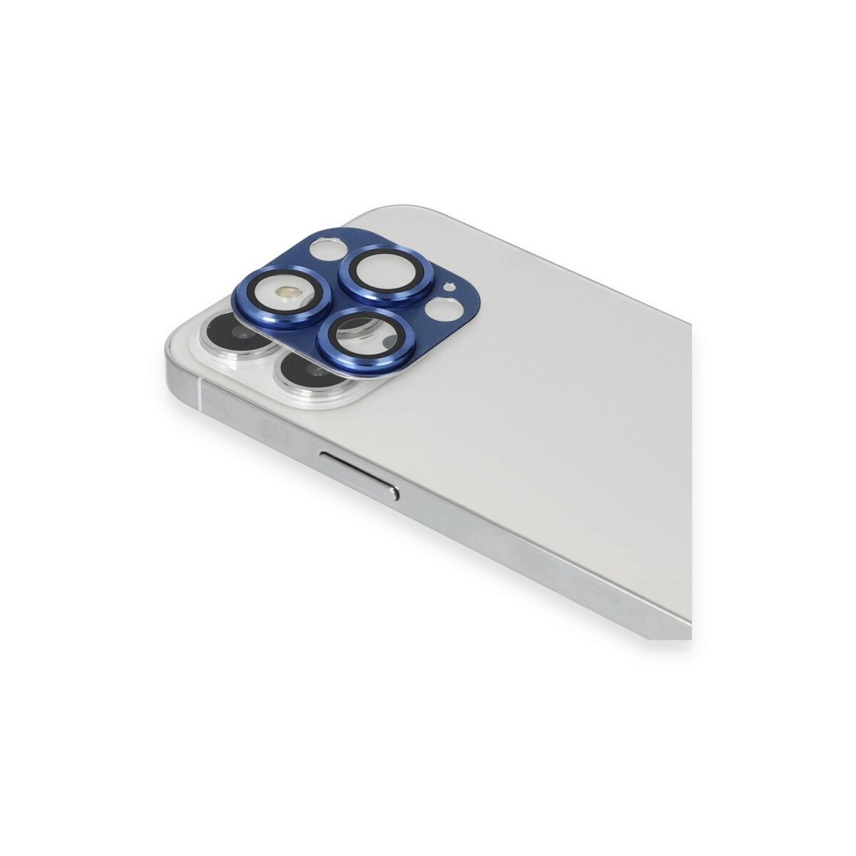 İphone 13 Pro Max Pers Alüminyum Kamera Lens - Lacivert İphone 13 Pro Max Pers Alüminyum Kamera Lens - Lacivert