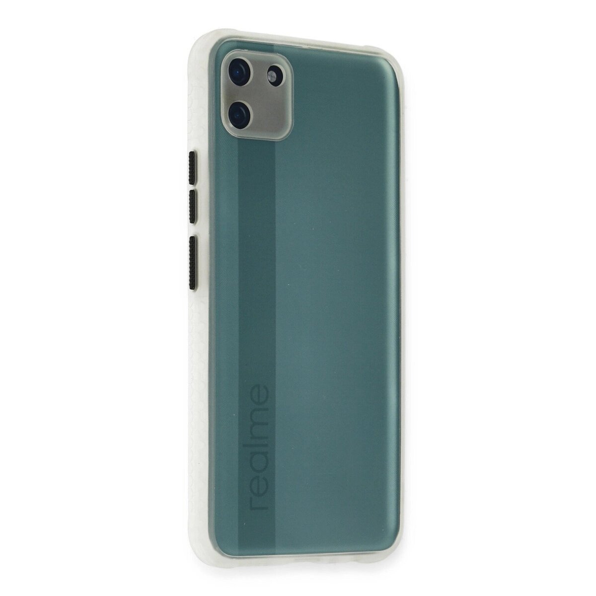 Realme C11 Kılıf Miami Şeffaf Silikon - Şeffaf Realme C11 Kılıf Miami Şeffaf Silikon - Şeffaf