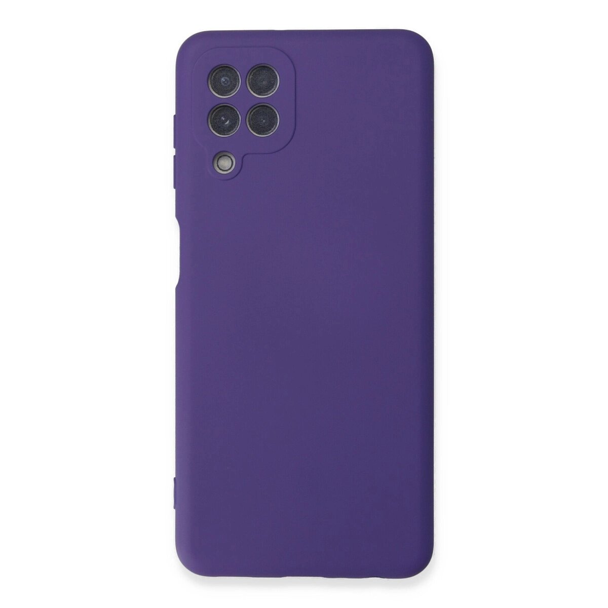 Samsung Galaxy A22 Kılıf Nano İçi Kadife Silikon - Mor Samsung Galaxy A22 Kılıf Nano İçi Kadife Silikon - Mor