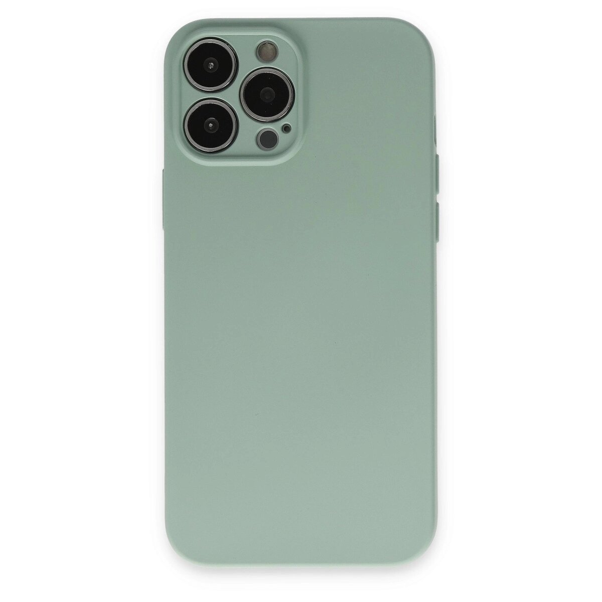 İphone 13 Pro Max Kılıf Nano İçi Kadife Silikon - Su Yeşili İphone 13 Pro Max Kılıf Nano İçi Kadife Silikon - Su Yeşili