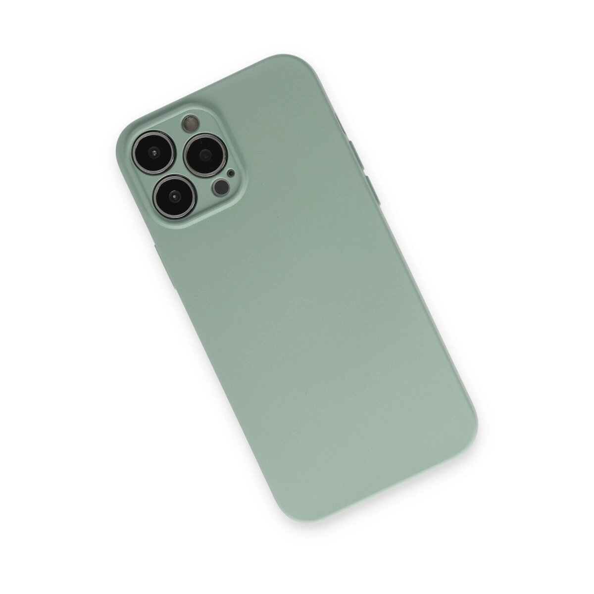 İphone 13 Pro Max Kılıf Nano İçi Kadife Silikon - Su Yeşili İphone 13 Pro Max Kılıf Nano İçi Kadife Silikon - Su Yeşili
