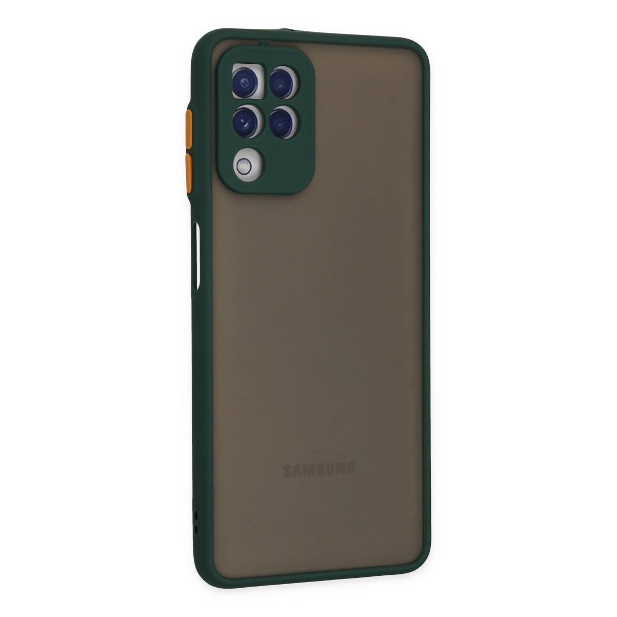 Samsung Galaxy A22 Kılıf Montreal Silikon Kapak - Yeşil Samsung Galaxy A22 Kılıf Montreal Silikon Kapak - Yeşil