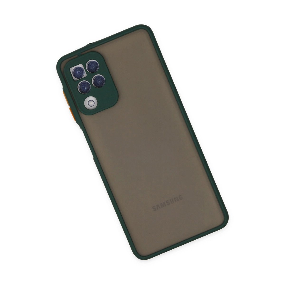 Samsung Galaxy A22 Kılıf Montreal Silikon Kapak - Yeşil Samsung Galaxy A22 Kılıf Montreal Silikon Kapak - Yeşil