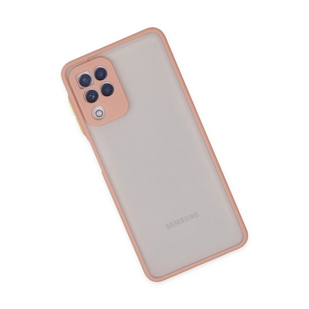 Samsung Galaxy A22 Kılıf Montreal Silikon Kapak - Pembe Samsung Galaxy A22 Kılıf Montreal Silikon Kapak - Pembe