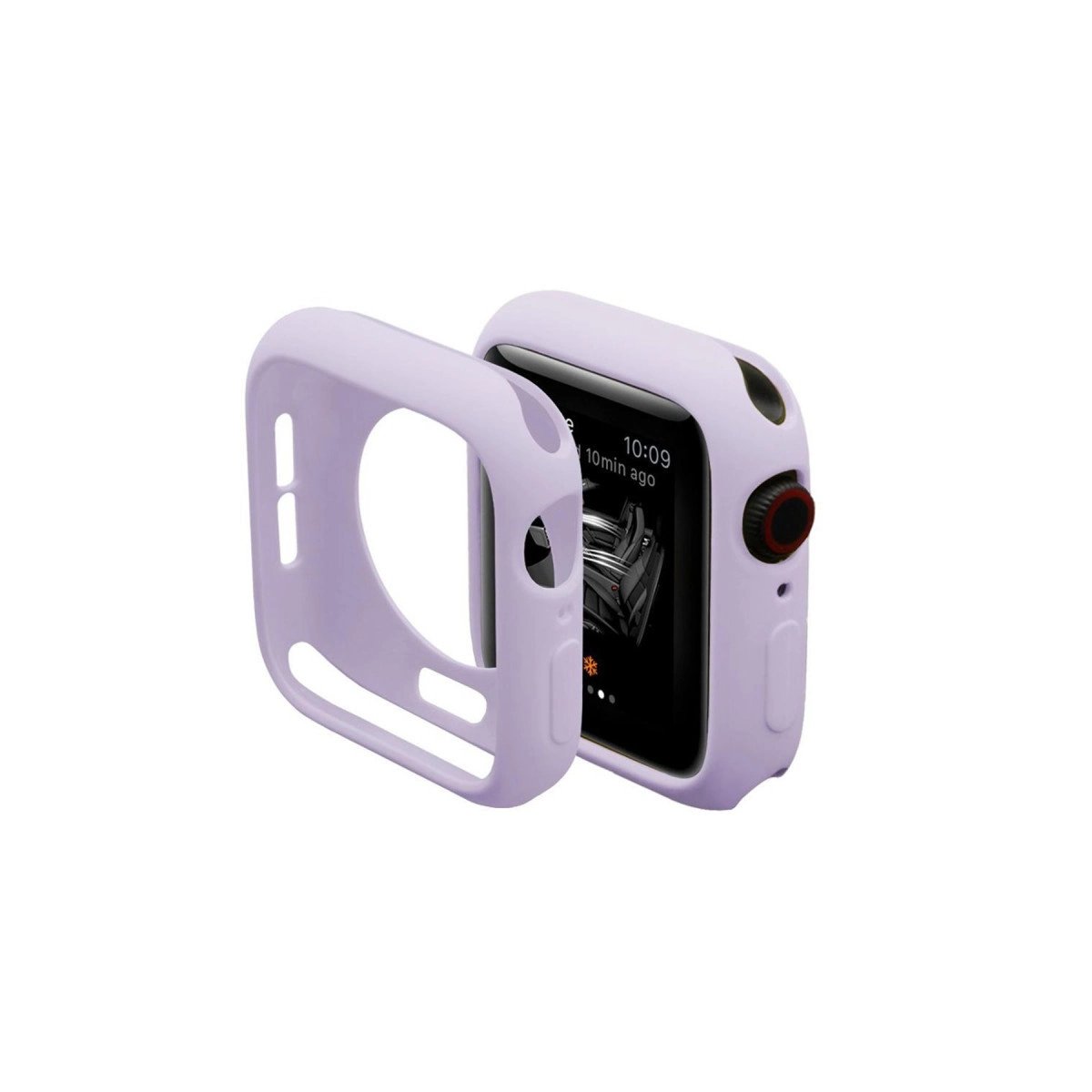 Apple Watch 40mm Silikon Alt Kasa - Lila