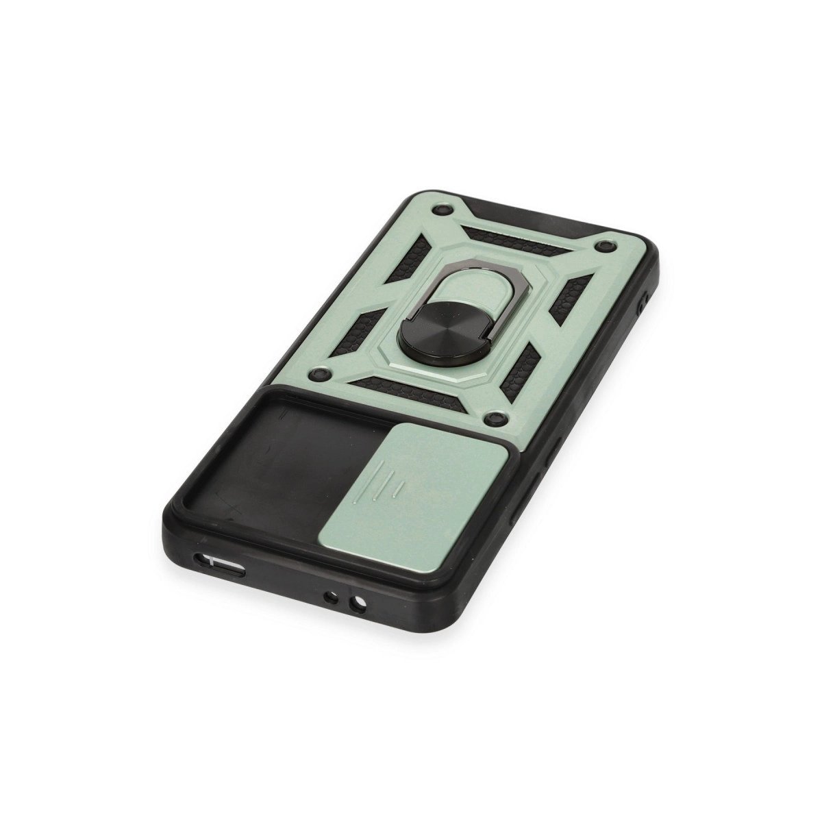 Xiaomi Mi 12t Pro Kılıf Pars Lens Yüzüklü Silikon - Yeşil Xiaomi Mi 12t Pro Kılıf Pars Lens Yüzüklü Silikon - Yeşil