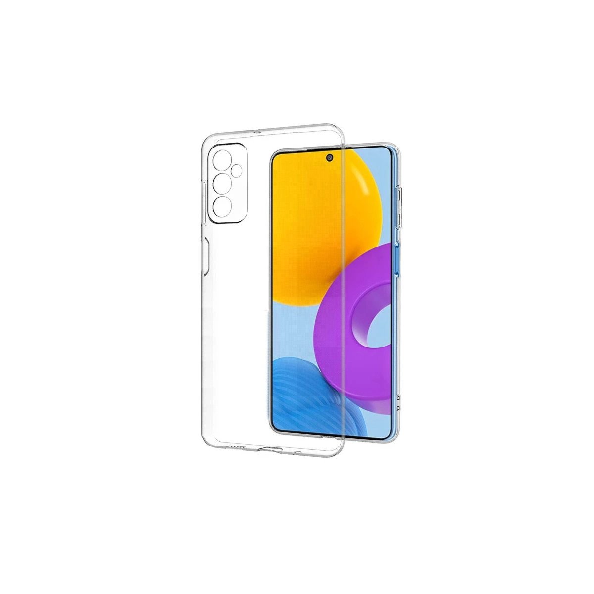 Samsung Galaxy M52 5g Kılıf Deluxe 2mm Şeffaf Silikon - Şeffaf Samsung Galaxy M52 5g Kılıf Deluxe 2mm Şeffaf Silikon - Şeffaf