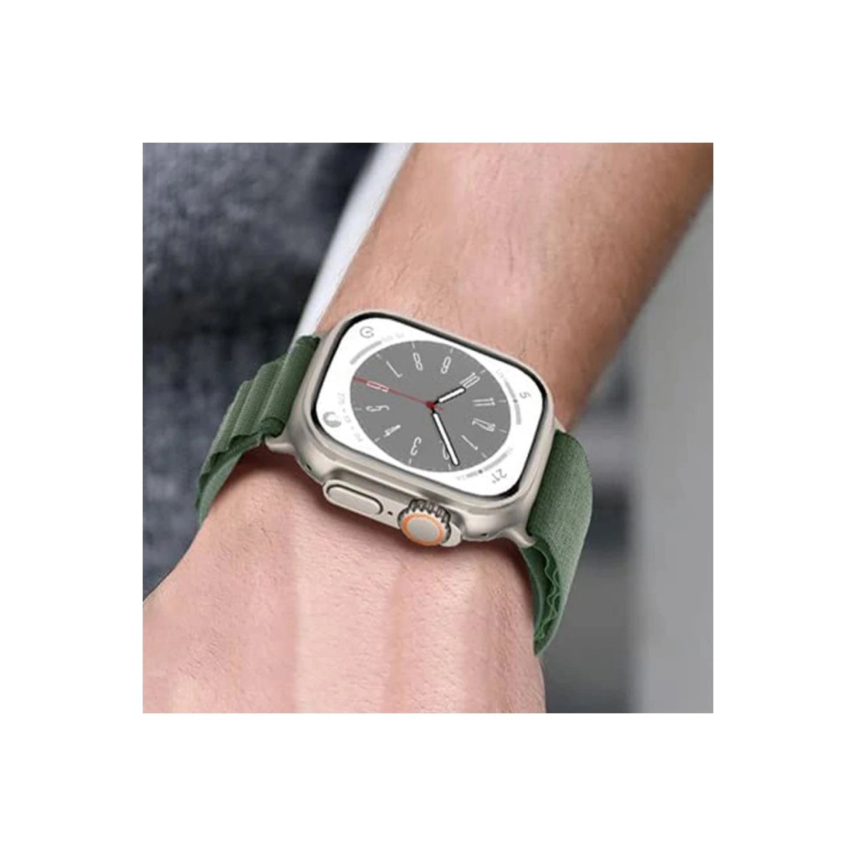 Apple Watch 42mm Mountain Kordon - Turuncu