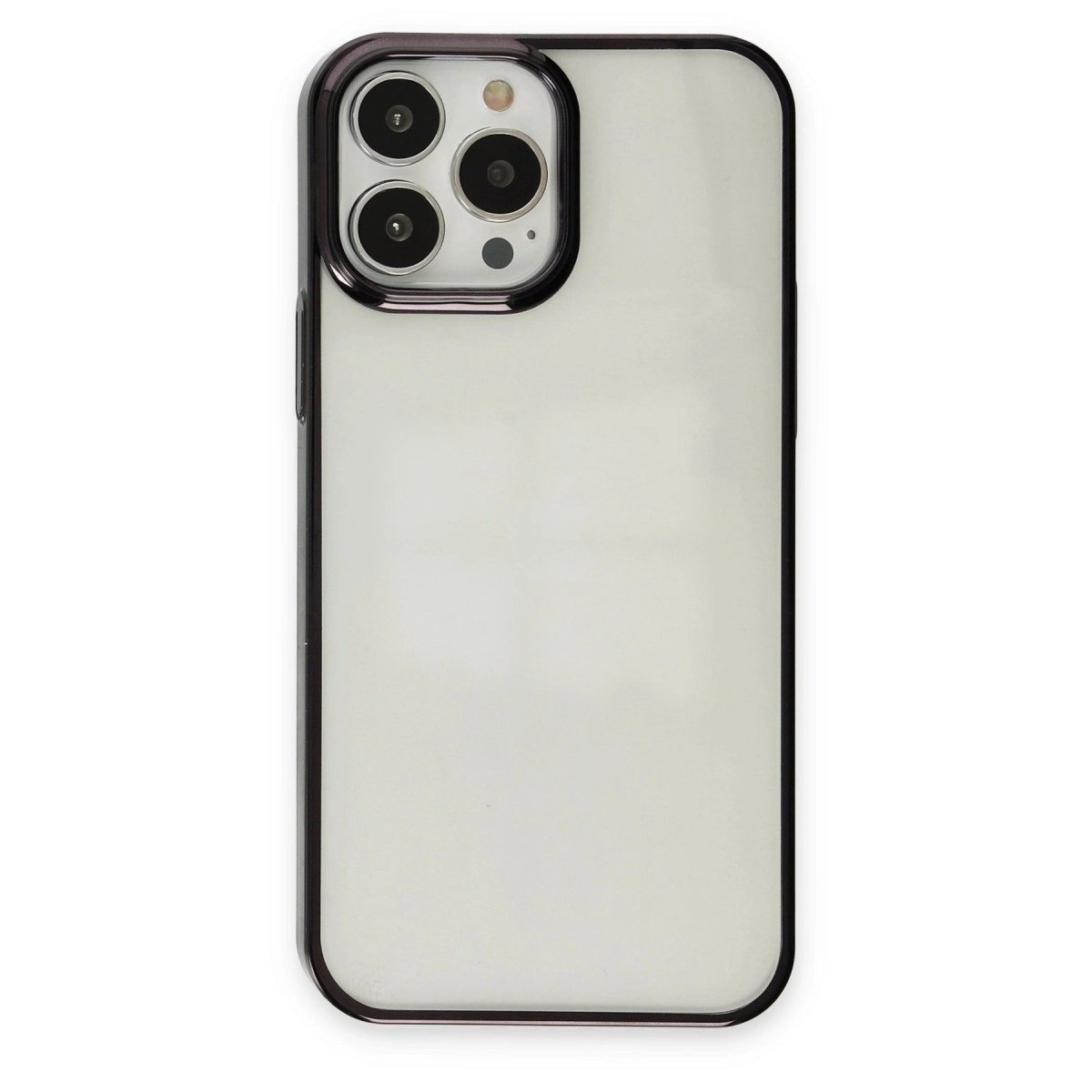 İphone 13 Pro Max Kılıf Element Silikon - Siyah
