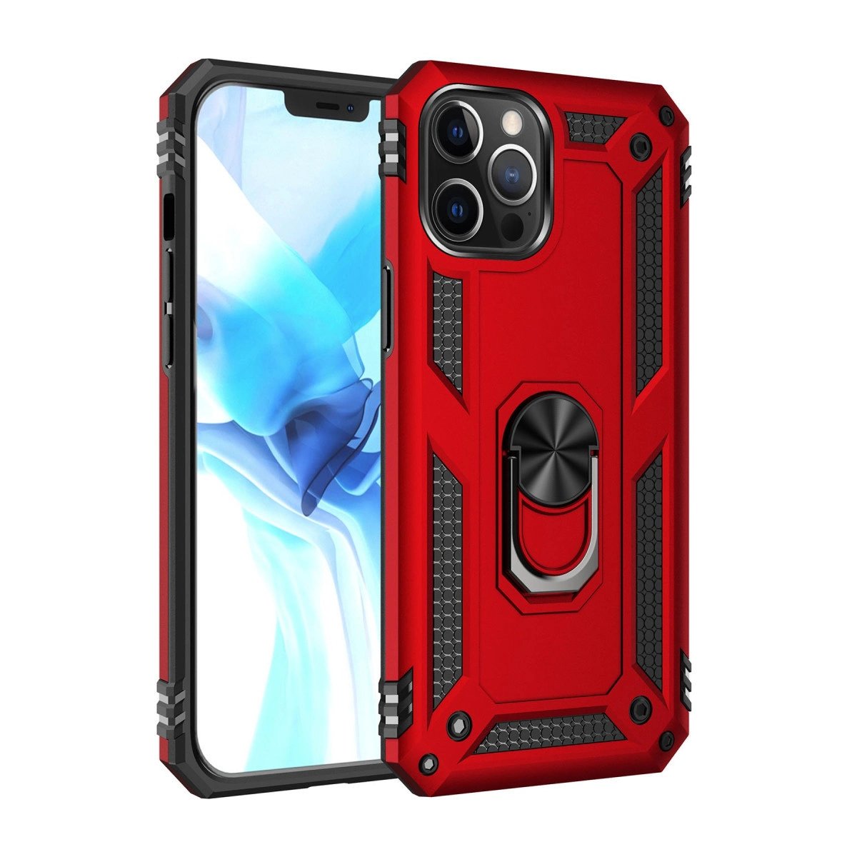 İphone 12 Pro Max Kılıf Sofya Yüzüklü Silikon Kapak - Kırmızı İphone 12 Pro Max Kılıf Sofya Yüzüklü Silikon Kapak - Kırmızı