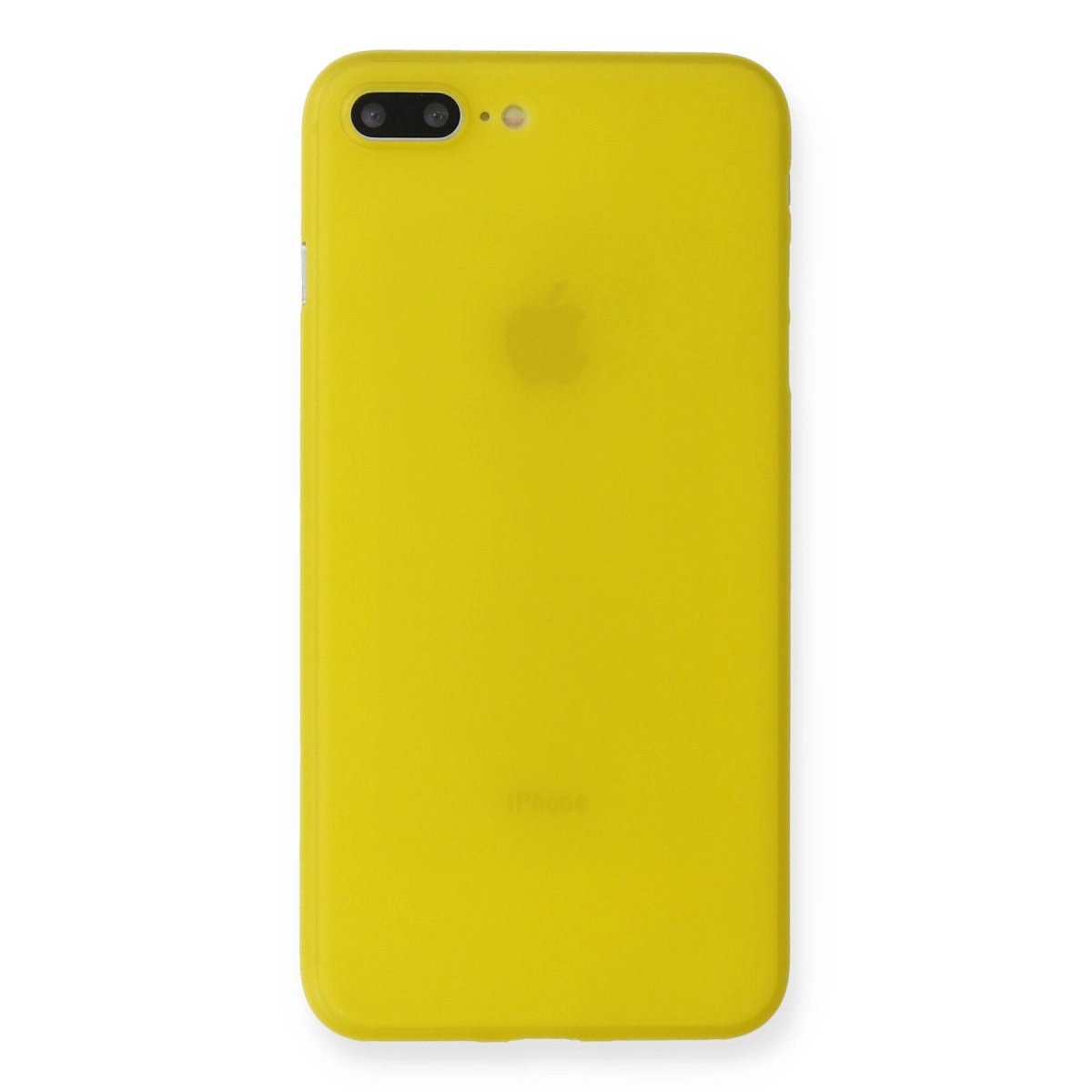 İphone 7 Plus Kılıf Pp Ultra İnce Kapak - Sarı