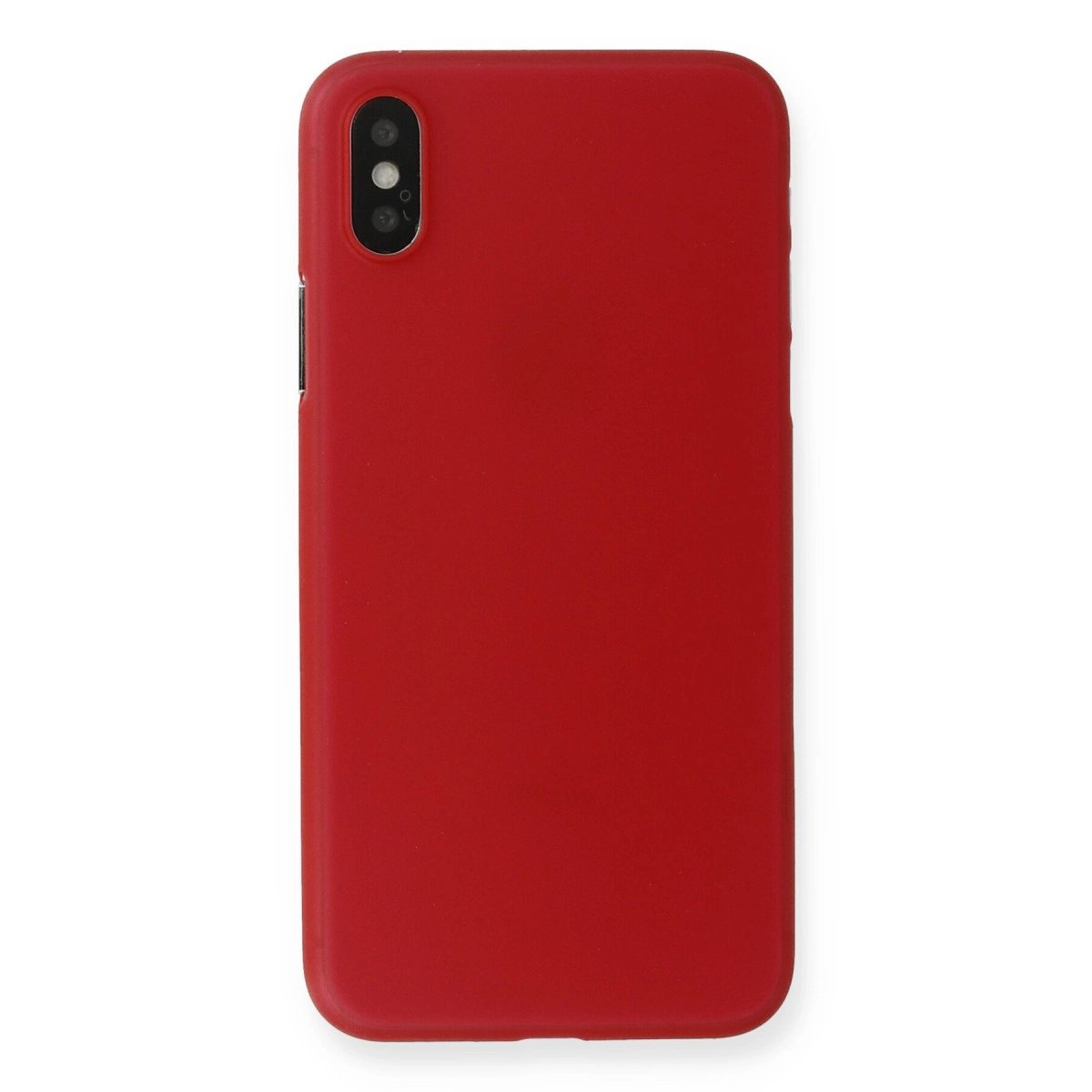 İphone X Kılıf Pp Ultra İnce Kapak - Kırmızı