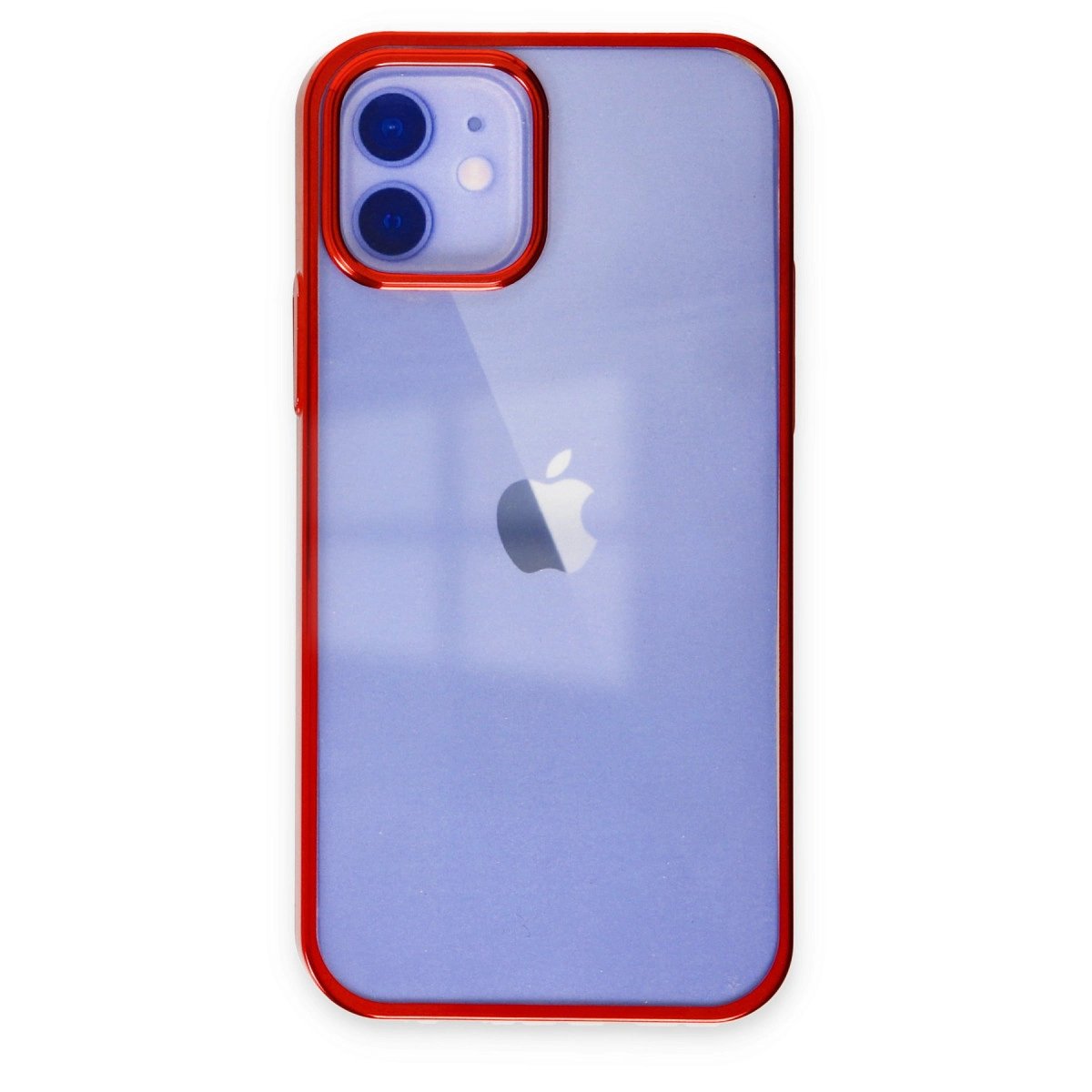 İphone 12 Kılıf Element Silikon - Kırmızı İphone 12 Kılıf Element Silikon - Kırmızı