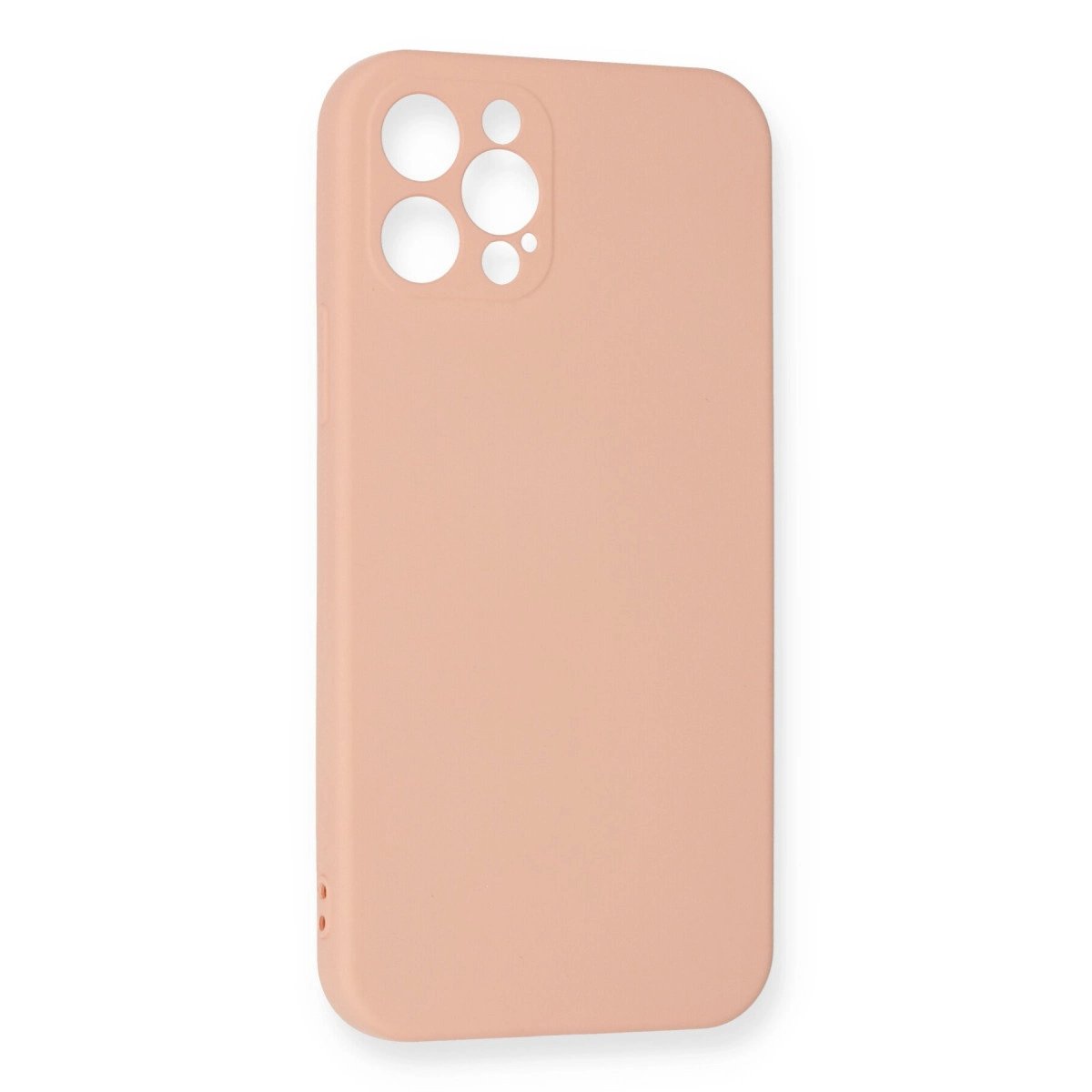 İphone 12 Pro Max Kılıf Nano İçi Kadife Silikon - Pudra İphone 12 Pro Max Kılıf Nano İçi Kadife Silikon - Pudra