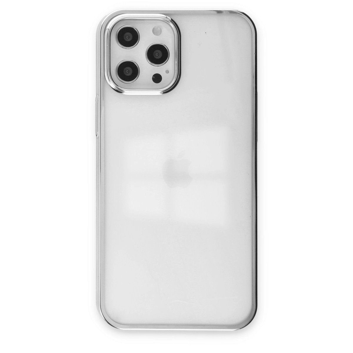 İphone 12 Pro Max Kılıf Element Silikon - Gümüş İphone 12 Pro Max Kılıf Element Silikon - Gümüş