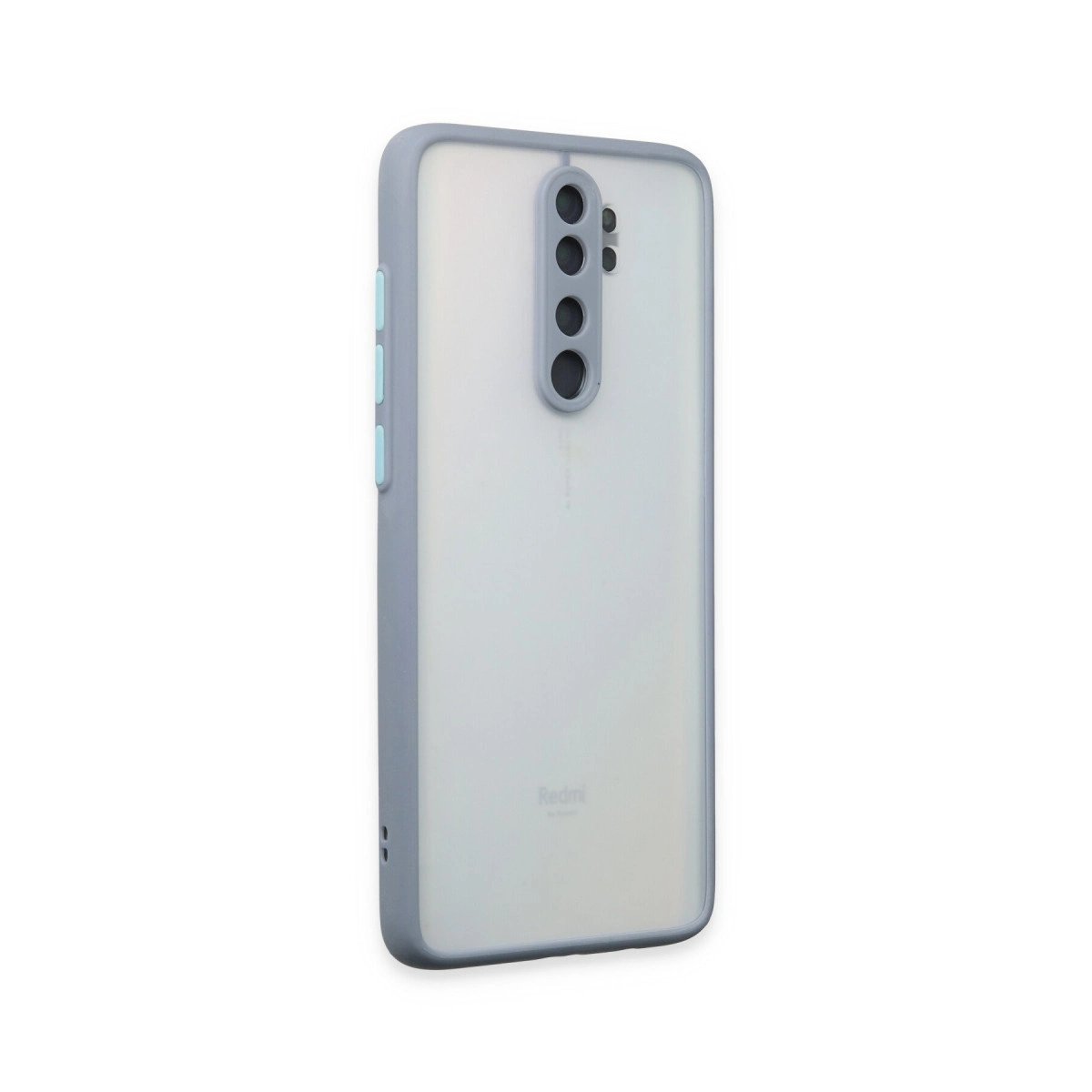 Xiaomi Redmi Note 8 Pro Kılıf Montreal Silikon Kapak - Gri Xiaomi Redmi Note 8 Pro Kılıf Montreal Silikon Kapak - Gri