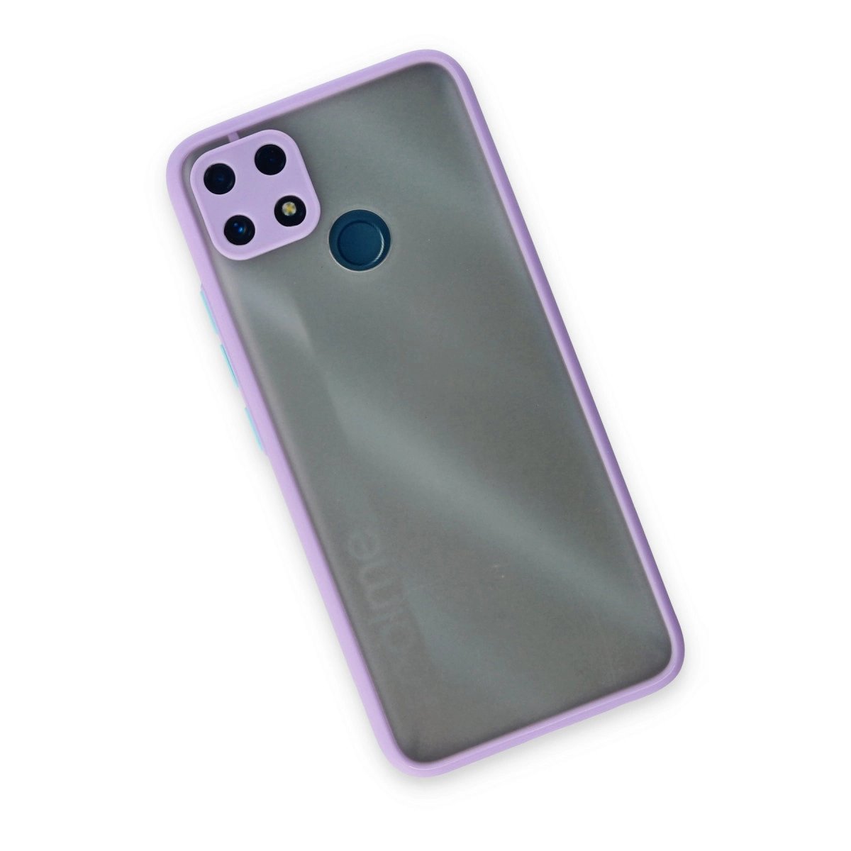 Realme C25 Kılıf Montreal Silikon Kapak - Mor Realme C25 Kılıf Montreal Silikon Kapak - Mor