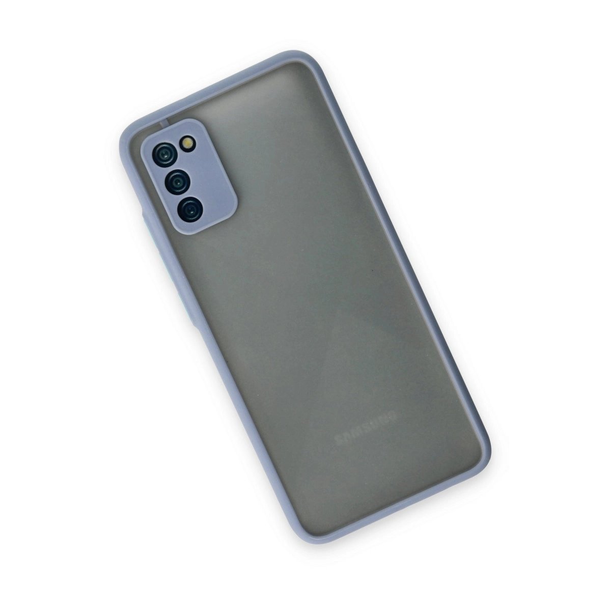 Samsung Galaxy A02s Kılıf Montreal Silikon Kapak - Gri Samsung Galaxy A02s Kılıf Montreal Silikon Kapak - Gri