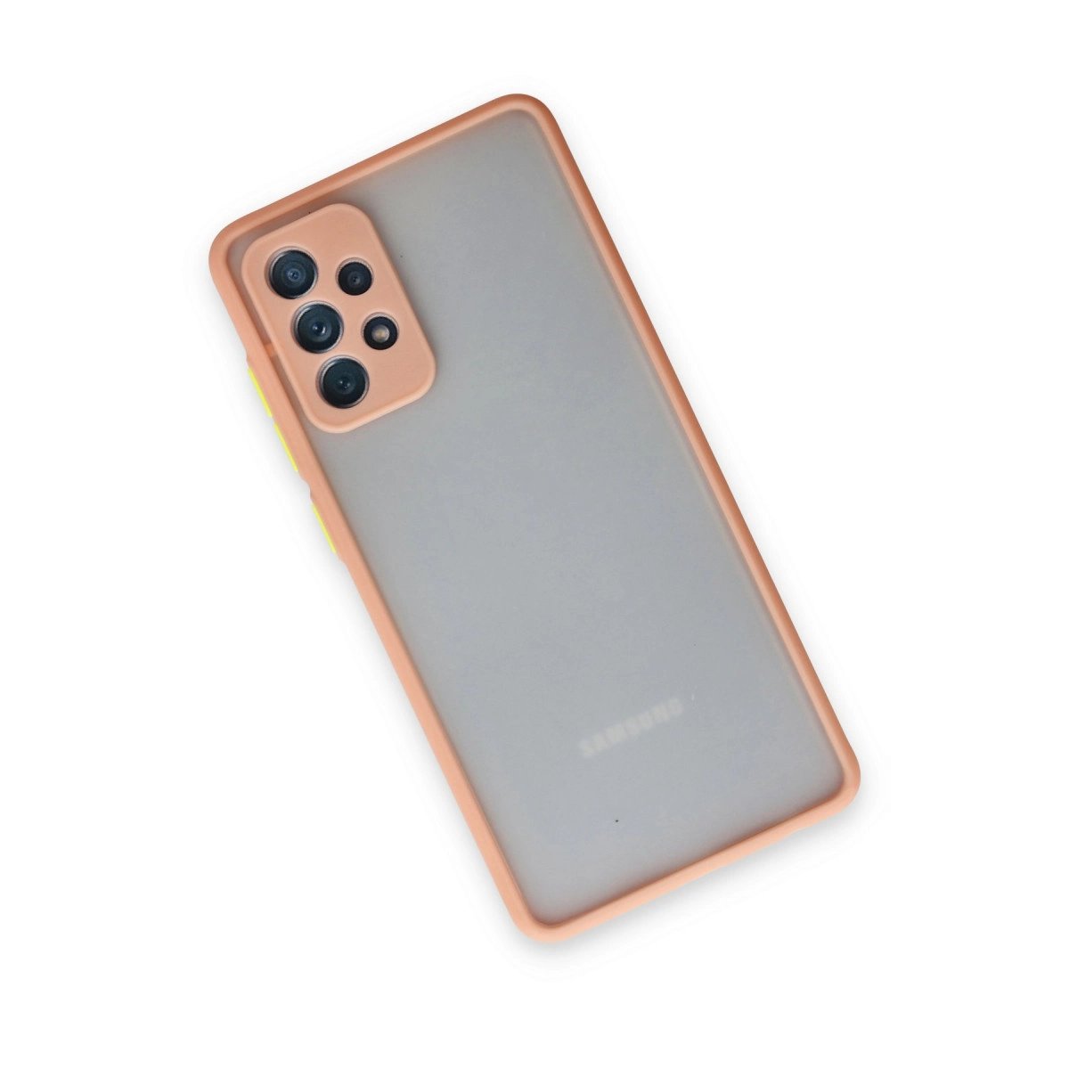 Samsung Galaxy A52 Kılıf Montreal Silikon Kapak - Pembe Samsung Galaxy A52 Kılıf Montreal Silikon Kapak - Pembe