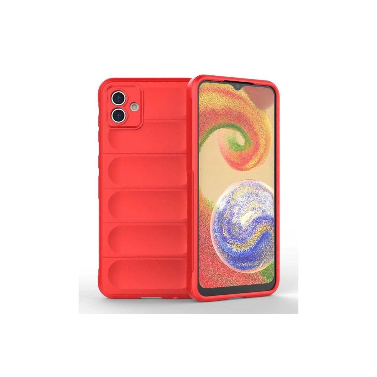 Samsung Galaxy A04e Kılıf Optimum Silikon - Kırmızı Samsung Galaxy A04e Kılıf Optimum Silikon - Kırmızı