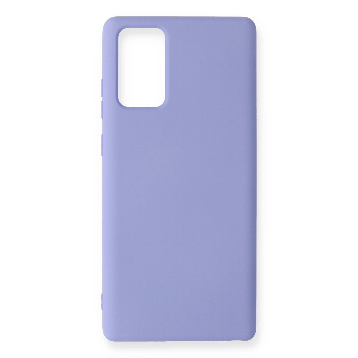Samsung Galaxy Note 20 Kılıf Nano İçi Kadife Silikon - Lila Samsung Galaxy Note 20 Kılıf Nano İçi Kadife Silikon - Lila