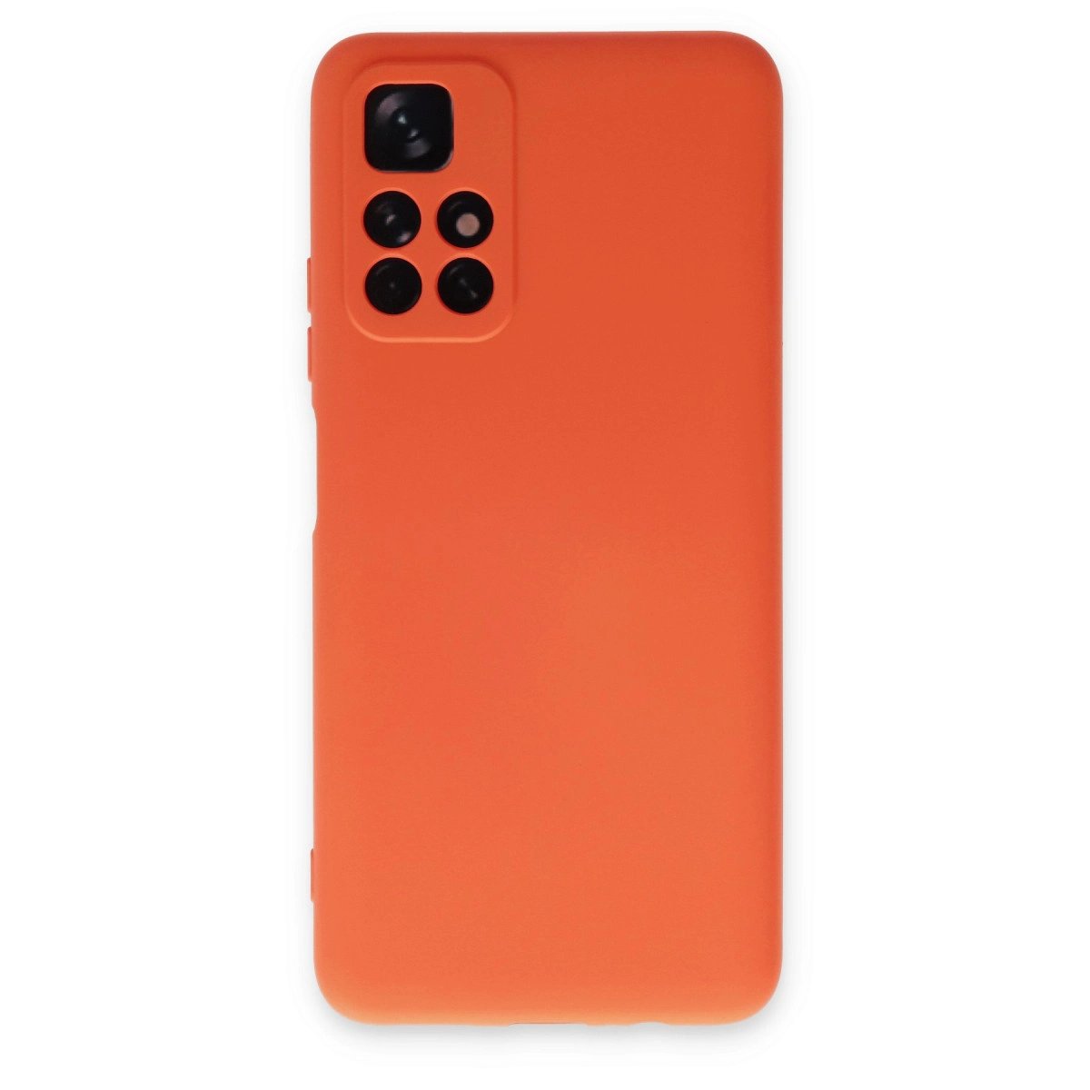Xiaomi Redmi Note 11t Kılıf Nano İçi Kadife Silikon - Turuncu Xiaomi Redmi Note 11t Kılıf Nano İçi Kadife Silikon - Turuncu