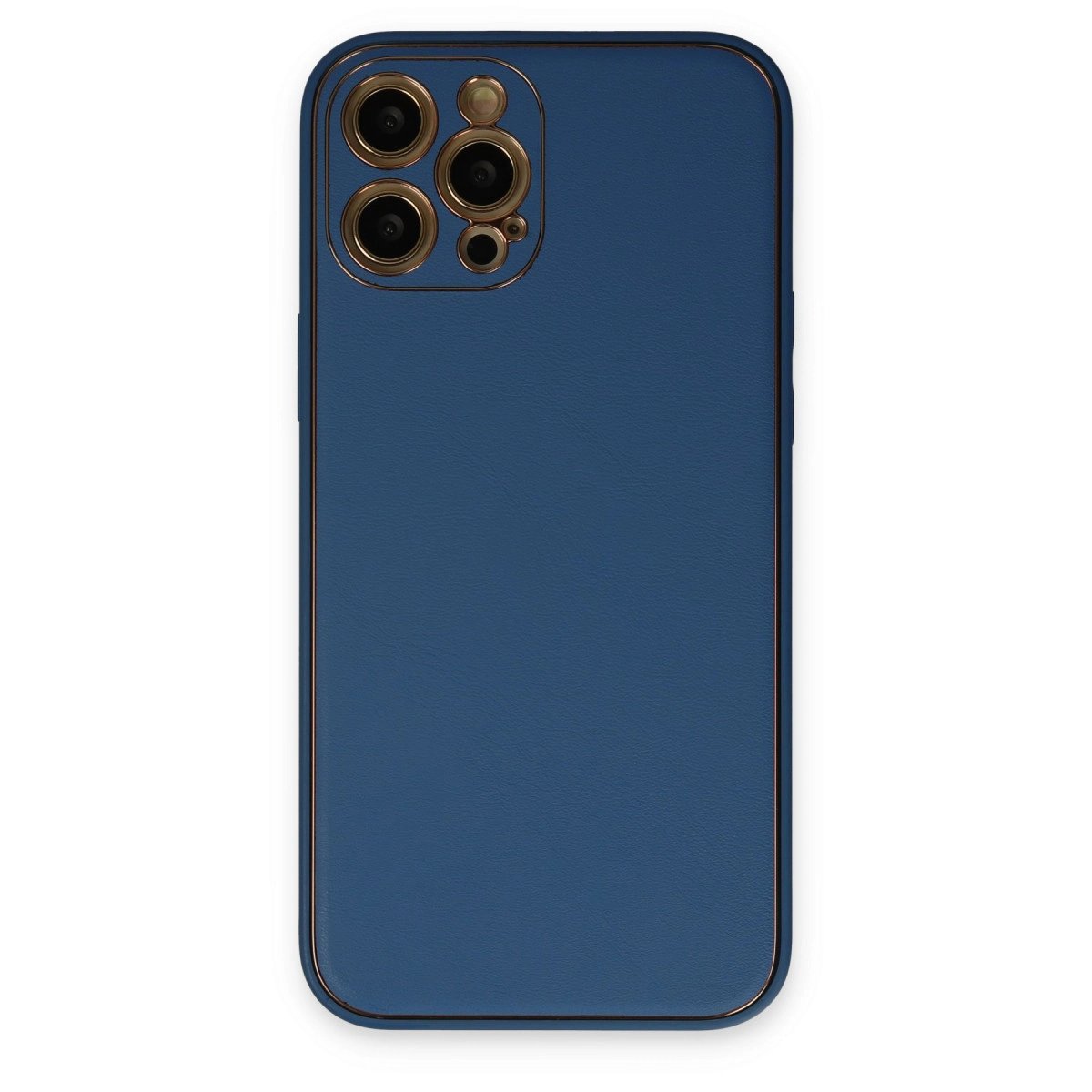 İphone 12 Pro Max Kılıf Coco Deri Silikon Kapak - Açık Mavi İphone 12 Pro Max Kılıf Coco Deri Silikon Kapak - Açık Mavi