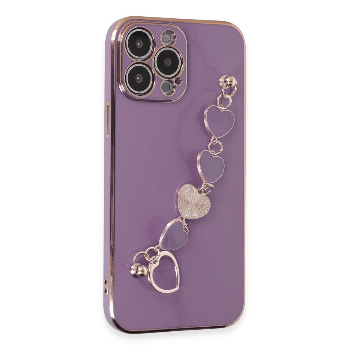 İphone 13 Pro Kılıf Esila Silikon - Mor