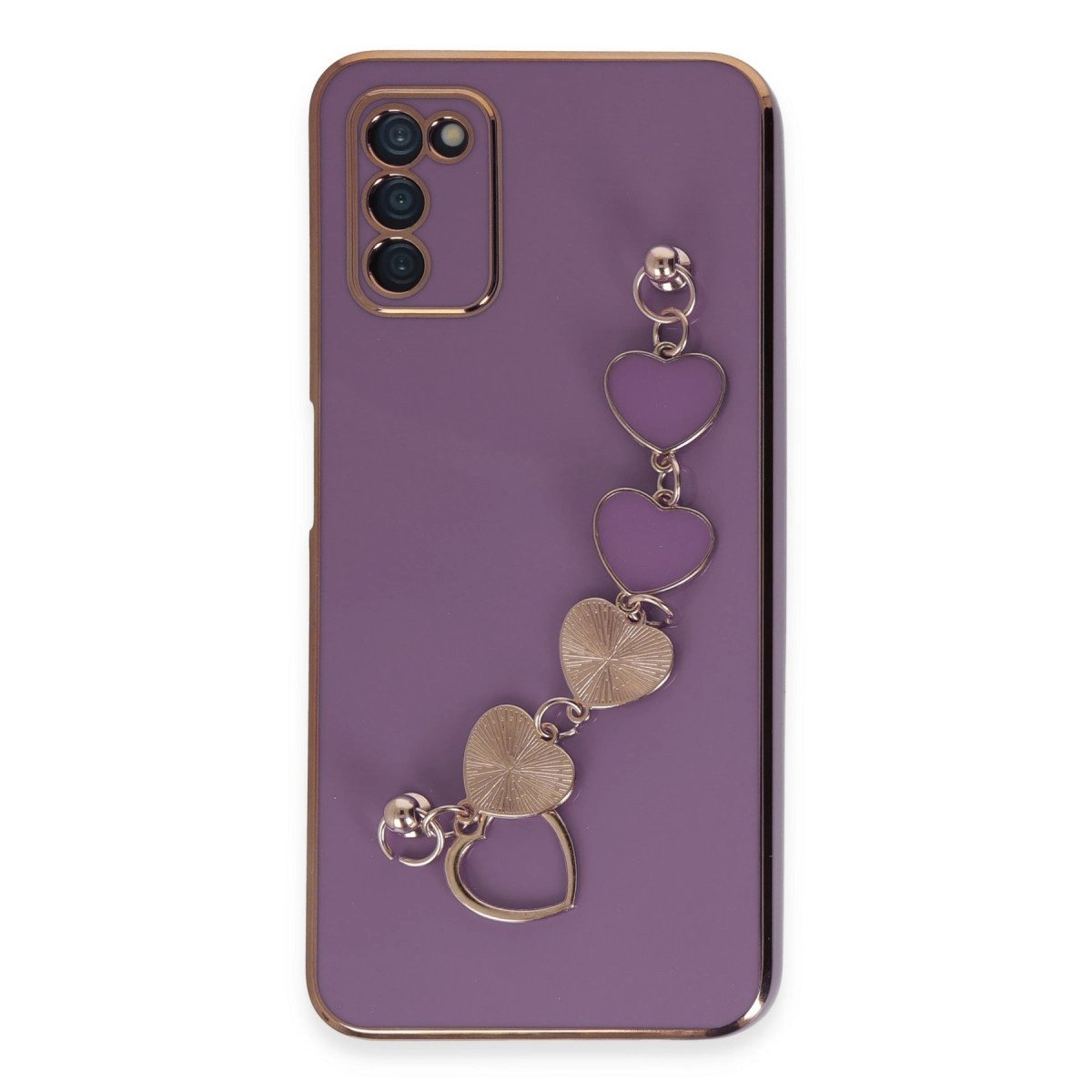 Samsung Galaxy A03s Kılıf Esila Silikon - Mor Samsung Galaxy A03s Kılıf Esila Silikon - Mor