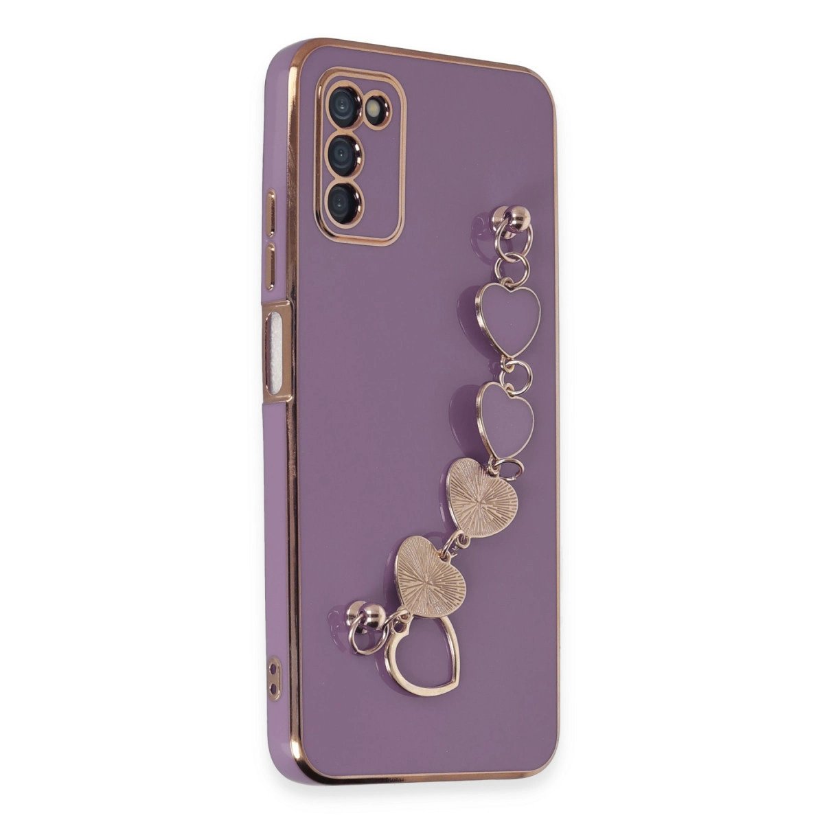 Samsung Galaxy A03s Kılıf Esila Silikon - Mor Samsung Galaxy A03s Kılıf Esila Silikon - Mor