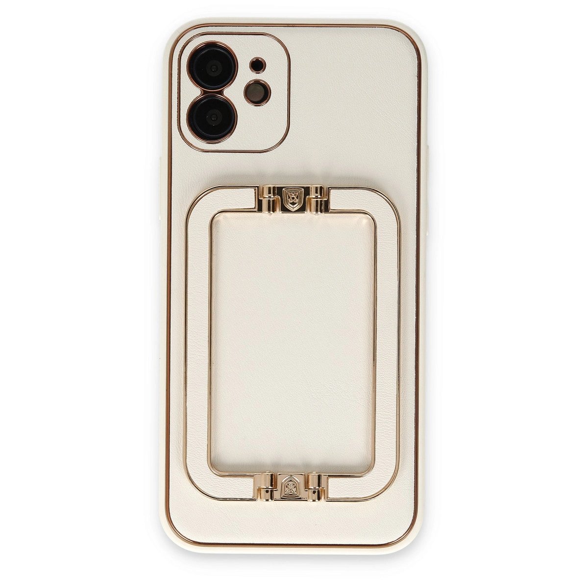 İphone 12 Kılıf Coco Elit Kapak - Beyaz İphone 12 Kılıf Coco Elit Kapak - Beyaz
