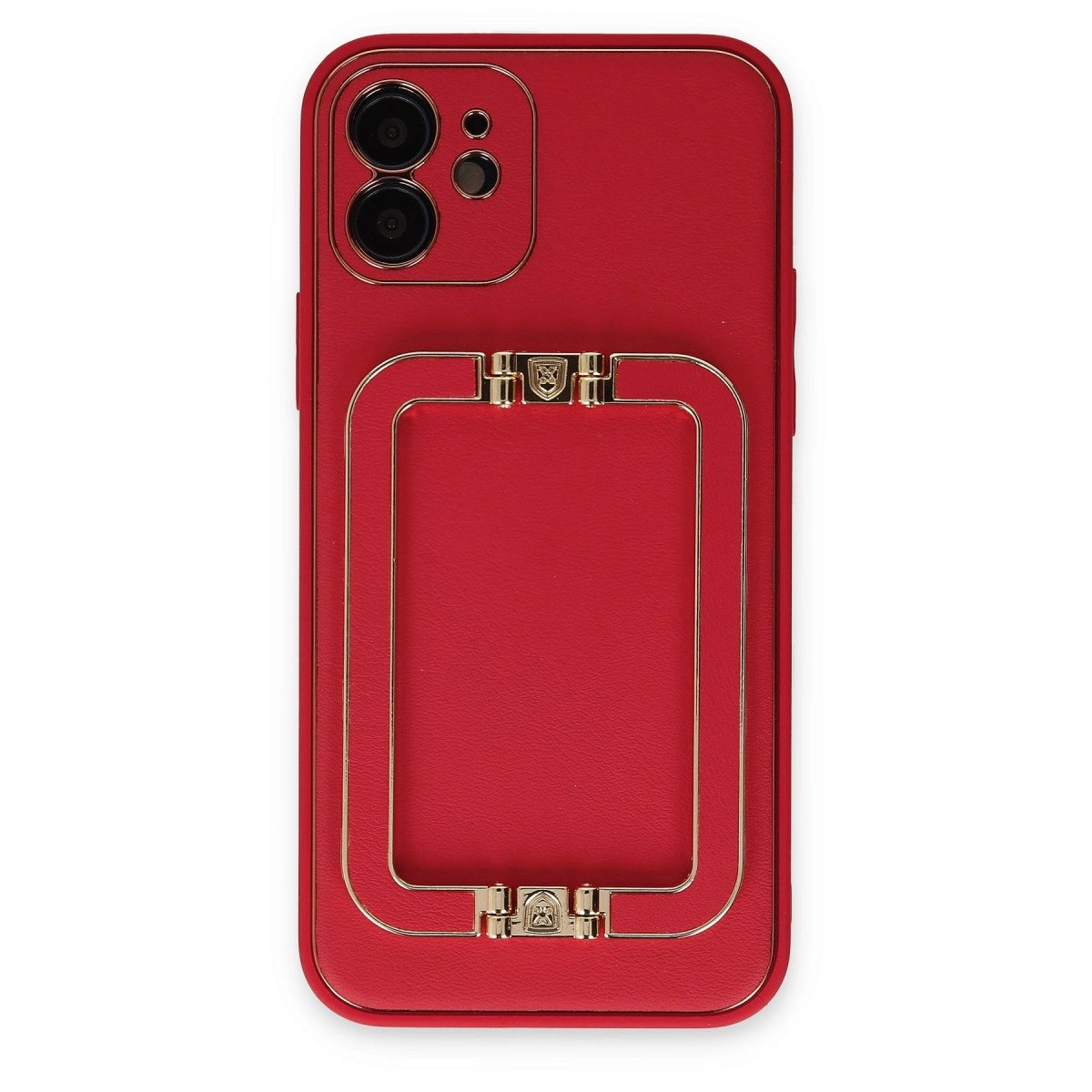 İphone 12 Kılıf Coco Elit Kapak - Kırmızı İphone 12 Kılıf Coco Elit Kapak - Kırmızı