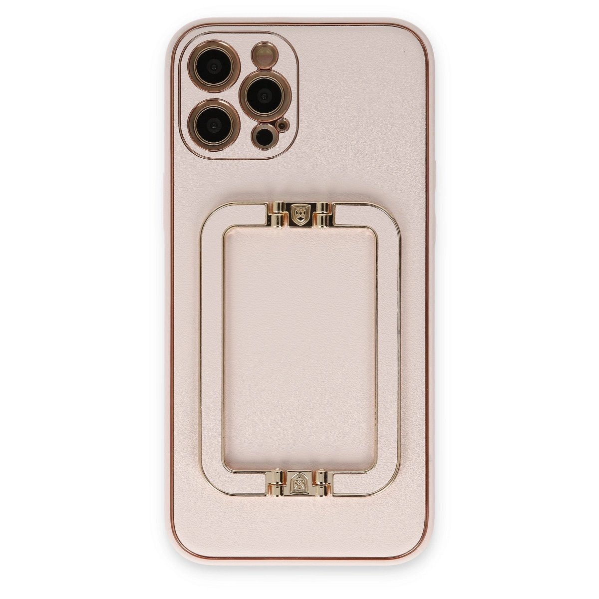 İphone 12 Pro Kılıf Coco Elit Kapak - Pudra İphone 12 Pro Kılıf Coco Elit Kapak - Pudra