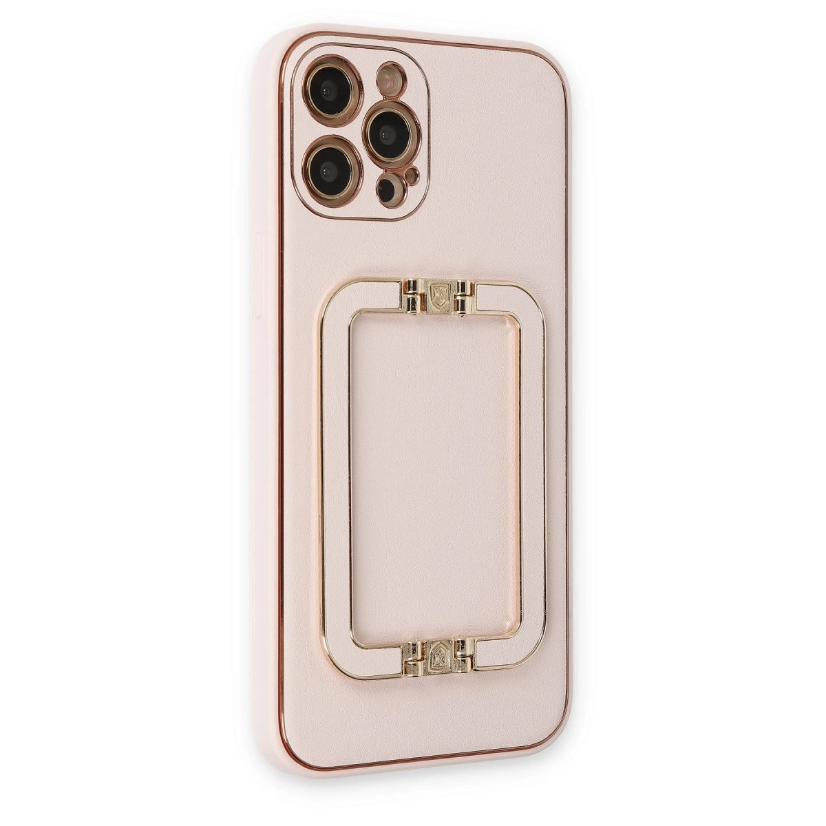İphone 12 Pro Kılıf Coco Elit Kapak - Pudra İphone 12 Pro Kılıf Coco Elit Kapak - Pudra