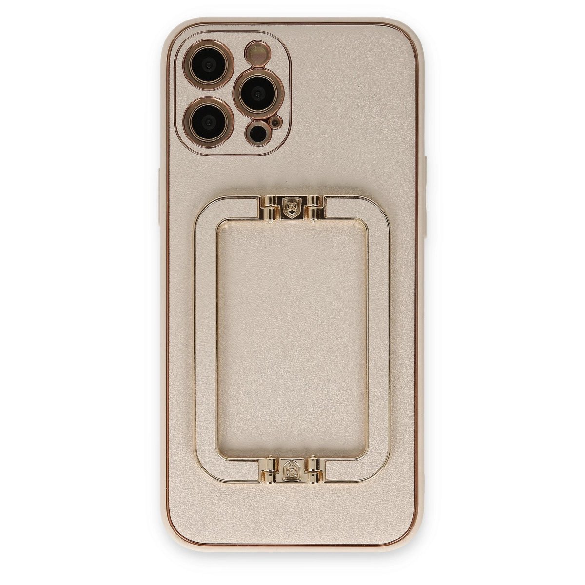 İphone 12 Pro Kılıf Coco Elit Kapak - Gold İphone 12 Pro Kılıf Coco Elit Kapak - Gold