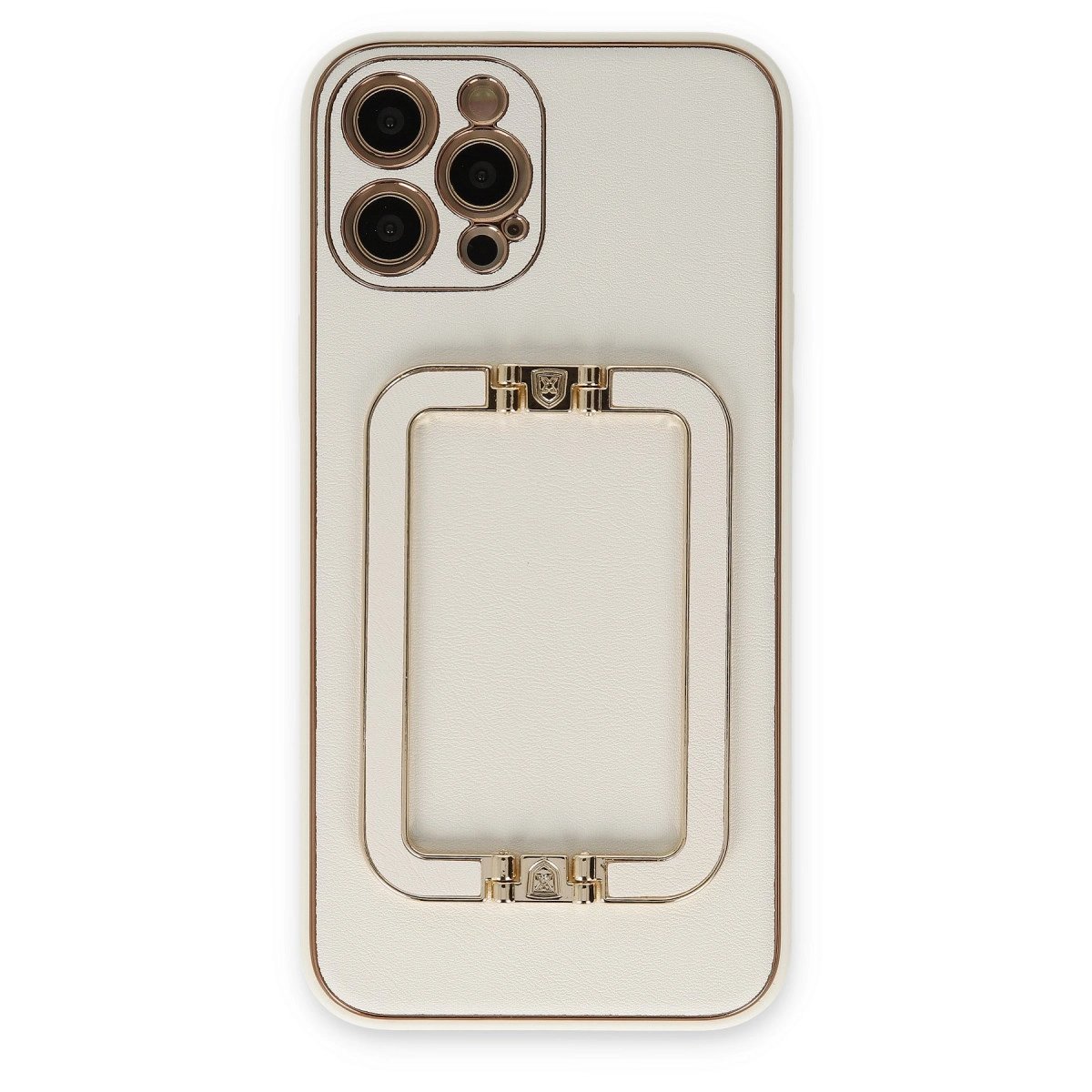 İphone 12 Pro Max Kılıf Coco Elit Kapak - Beyaz