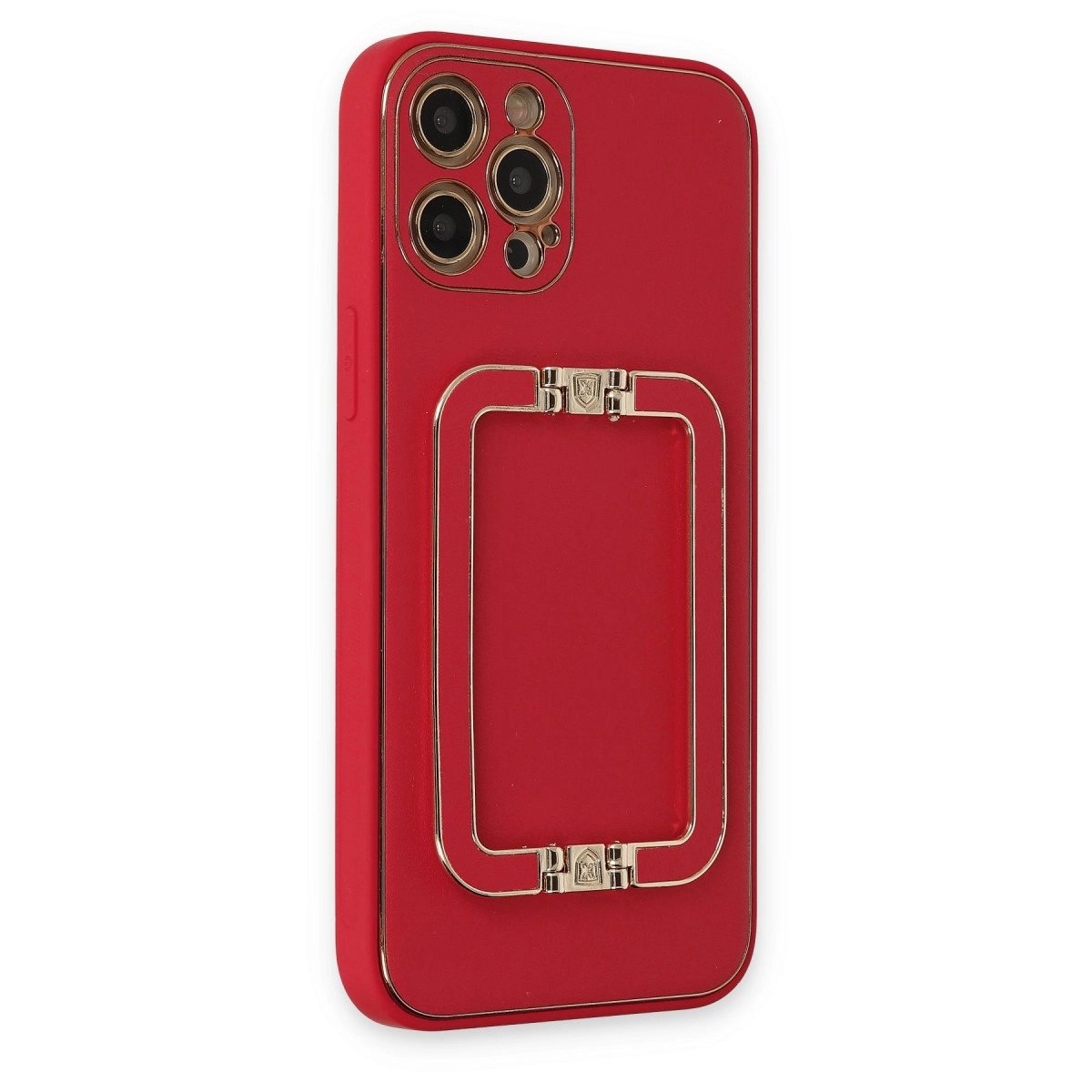 İphone 12 Pro Max Kılıf Coco Elit Kapak - Kırmızı İphone 12 Pro Max Kılıf Coco Elit Kapak - Kırmızı