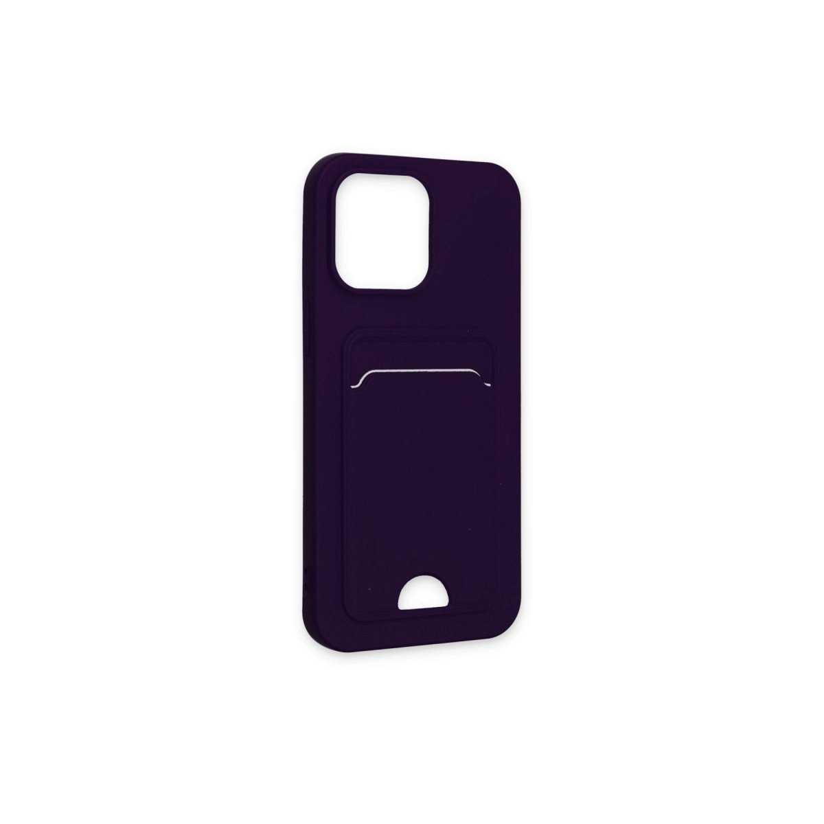 İphone 14 Pro Kılıf Kelvin Kartvizitli Silikon - Derin Mor İphone 14 Pro Kılıf Kelvin Kartvizitli Silikon - Derin Mor