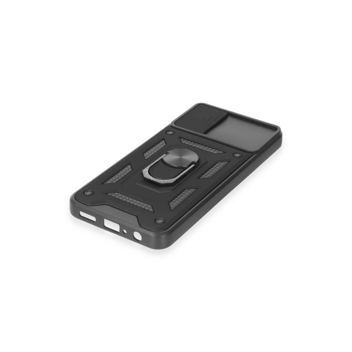 Samsung Galaxy A04e Kılıf Pars Lens Yüzüklü Silikon - Siyah Samsung Galaxy A04e Kılıf Pars Lens Yüzüklü Silikon - Siyah