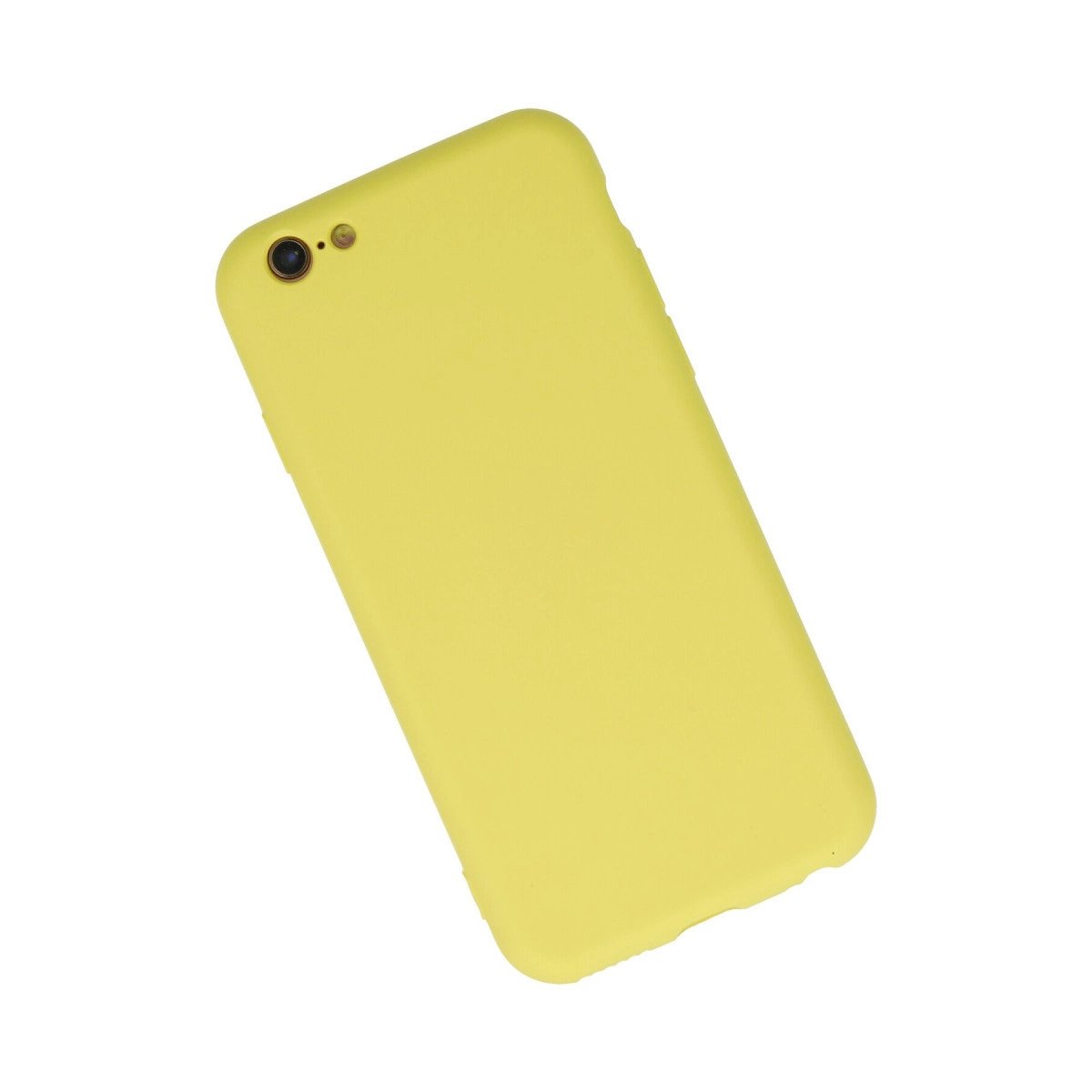 İphone 6 Plus Kılıf Nano İçi Kadife Silikon - Sarı İphone 6 Plus Kılıf Nano İçi Kadife Silikon - Sarı