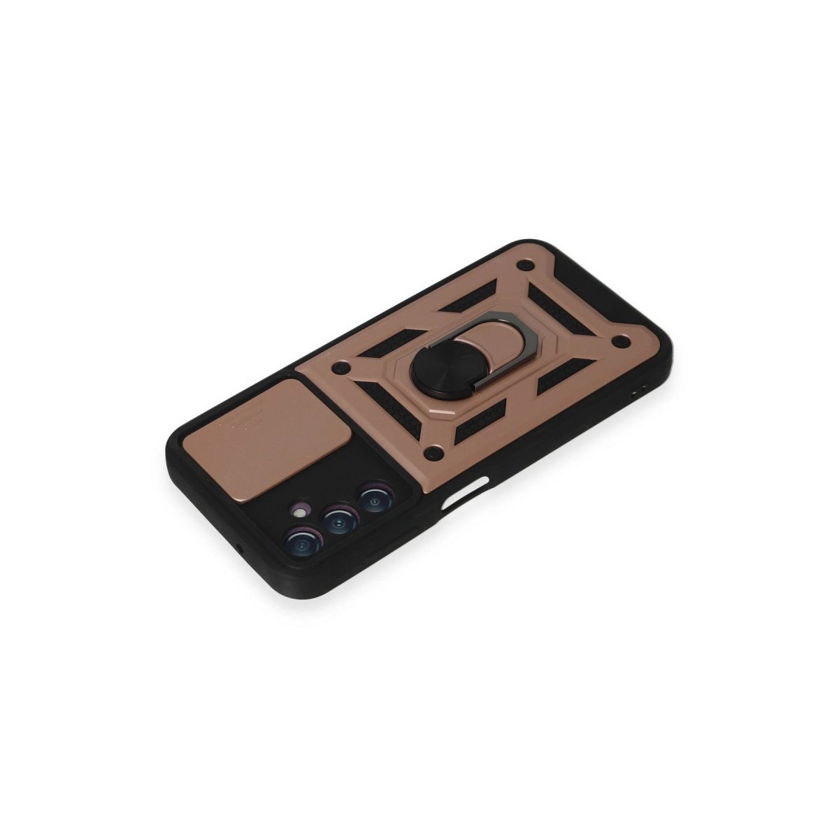 Samsung Galaxy A14 4g Kılıf Pars Lens Yüzüklü Silikon - Rose Gold Samsung Galaxy A14 4g Kılıf Pars Lens Yüzüklü Silikon - Rose Gold