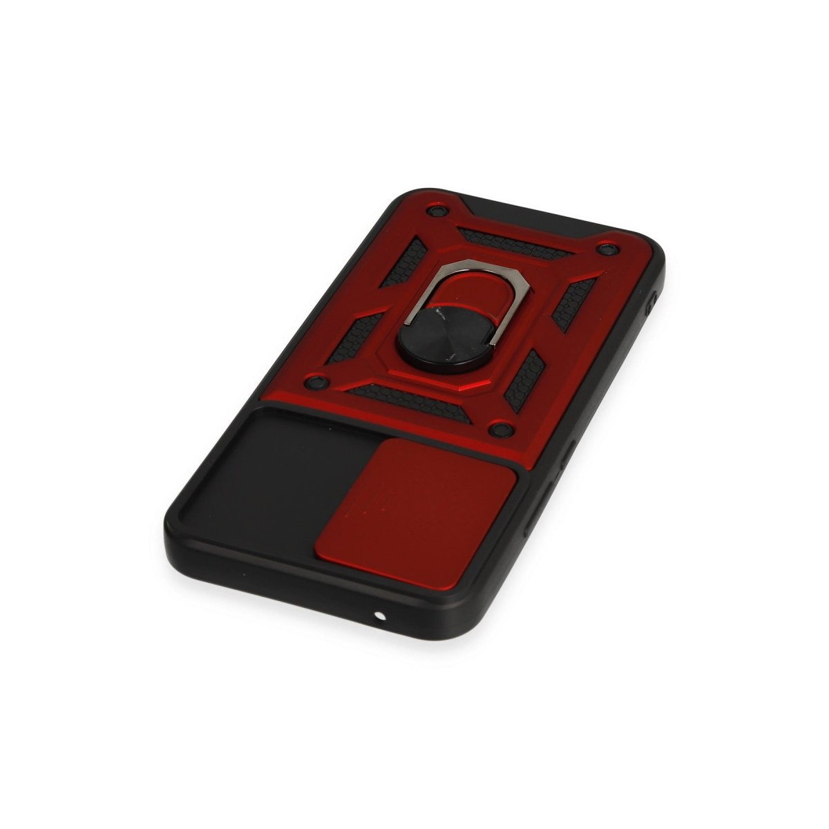 Samsung Galaxy A34 5g Kılıf Pars Lens Yüzüklü Silikon - Kırmızı Samsung Galaxy A34 5g Kılıf Pars Lens Yüzüklü Silikon - Kırmızı