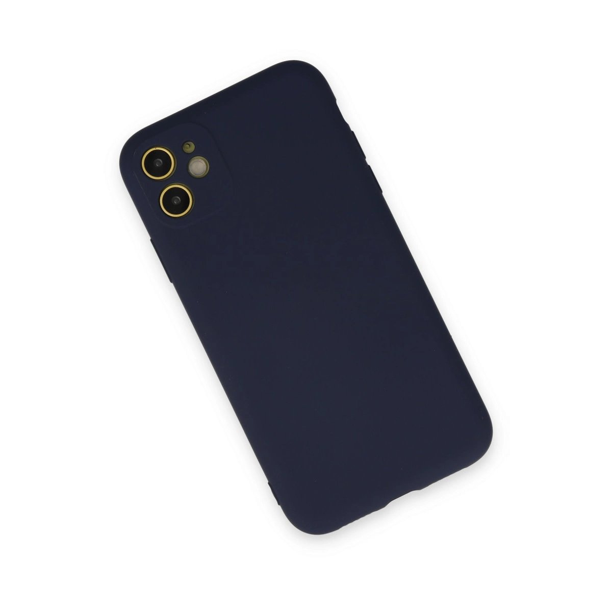 İphone 11 Kılıf Nano İçi Kadife Silikon - Lacivert İphone 11 Kılıf Nano İçi Kadife Silikon - Lacivert