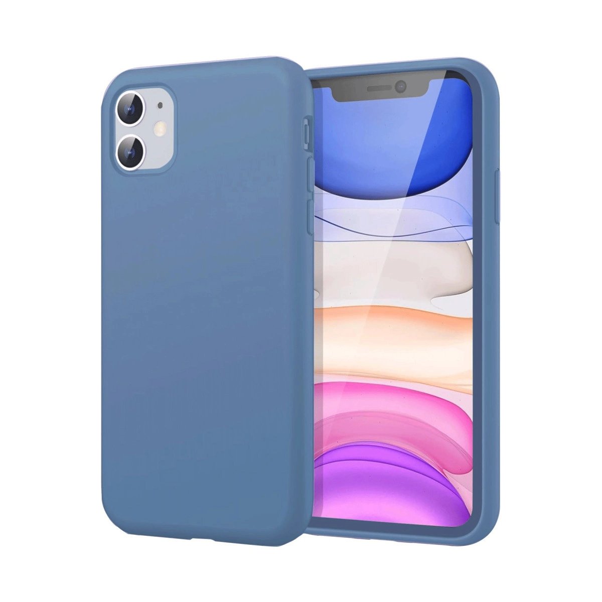 İphone 11 Kılıf First Silikon - Mavi İphone 11 Kılıf First Silikon - Mavi