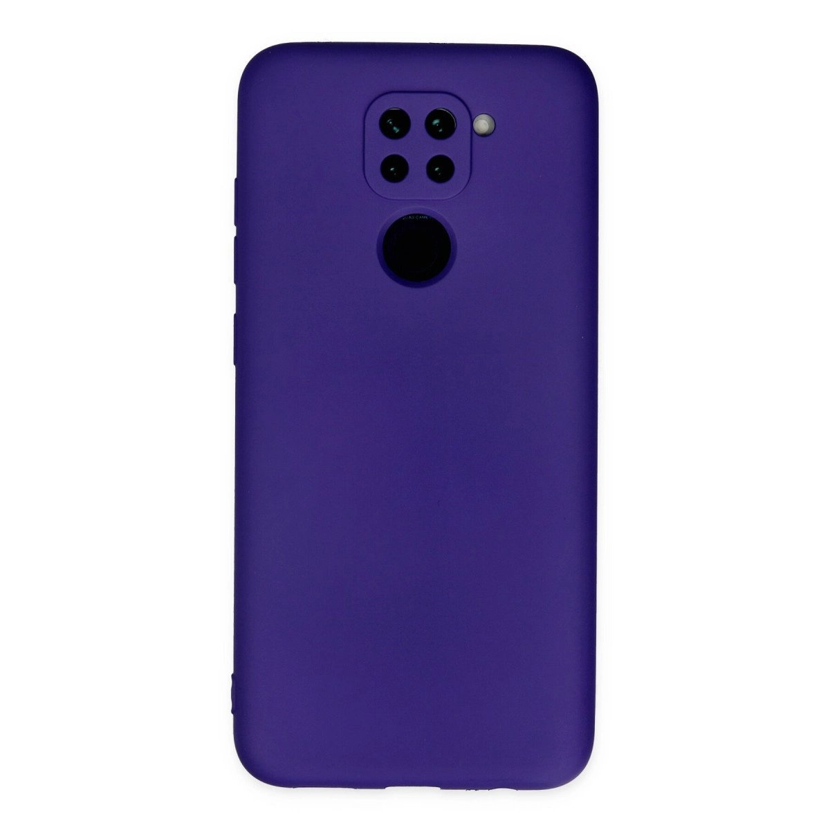 Xiaomi Redmi Note 9 Kılıf Nano İçi Kadife Silikon - Mor